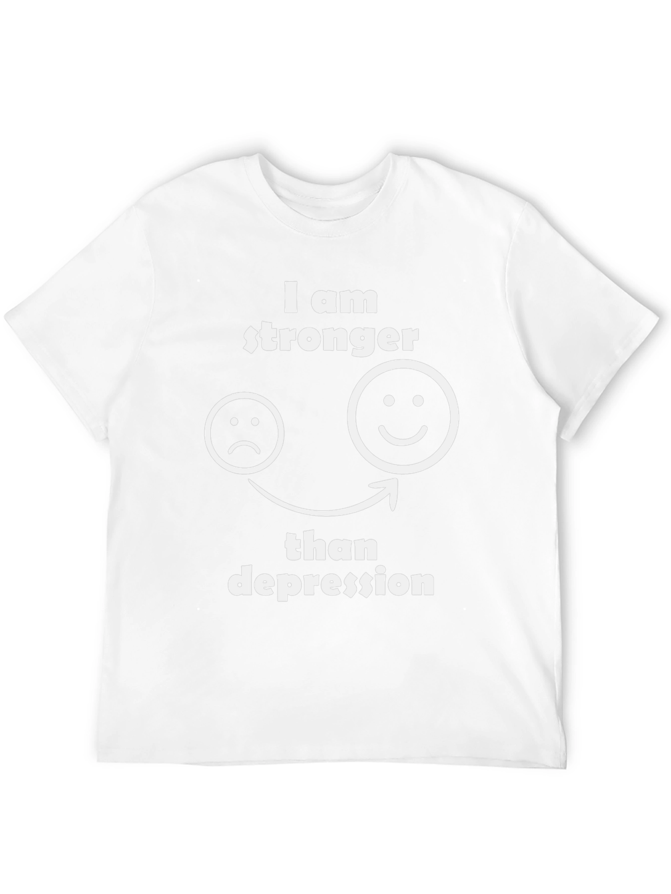 Stronger Than Depression T-Shirt Mental Health Awareness Tee
