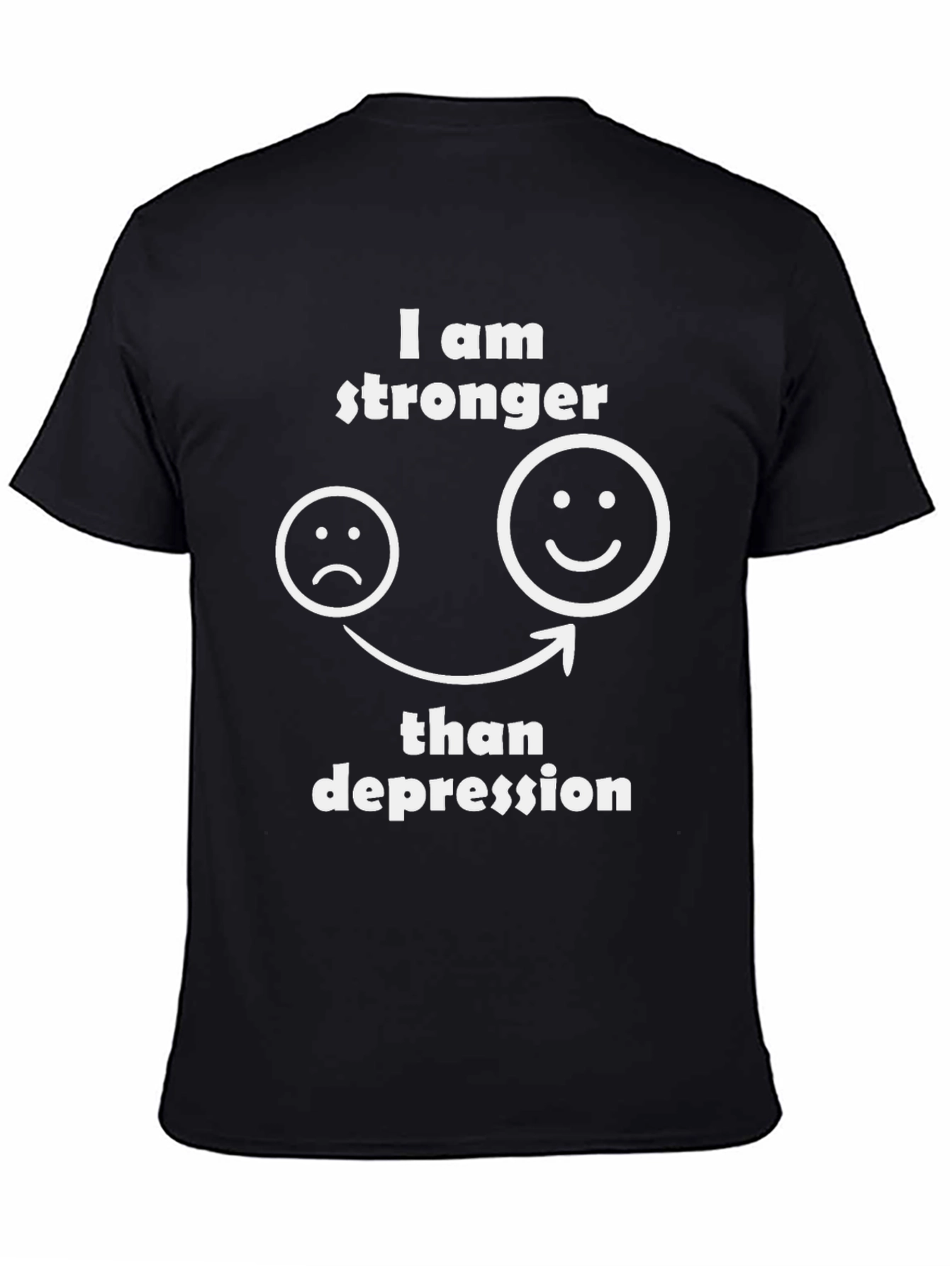 Stronger Than Depression T-Shirt Mental Health Awareness Tee
