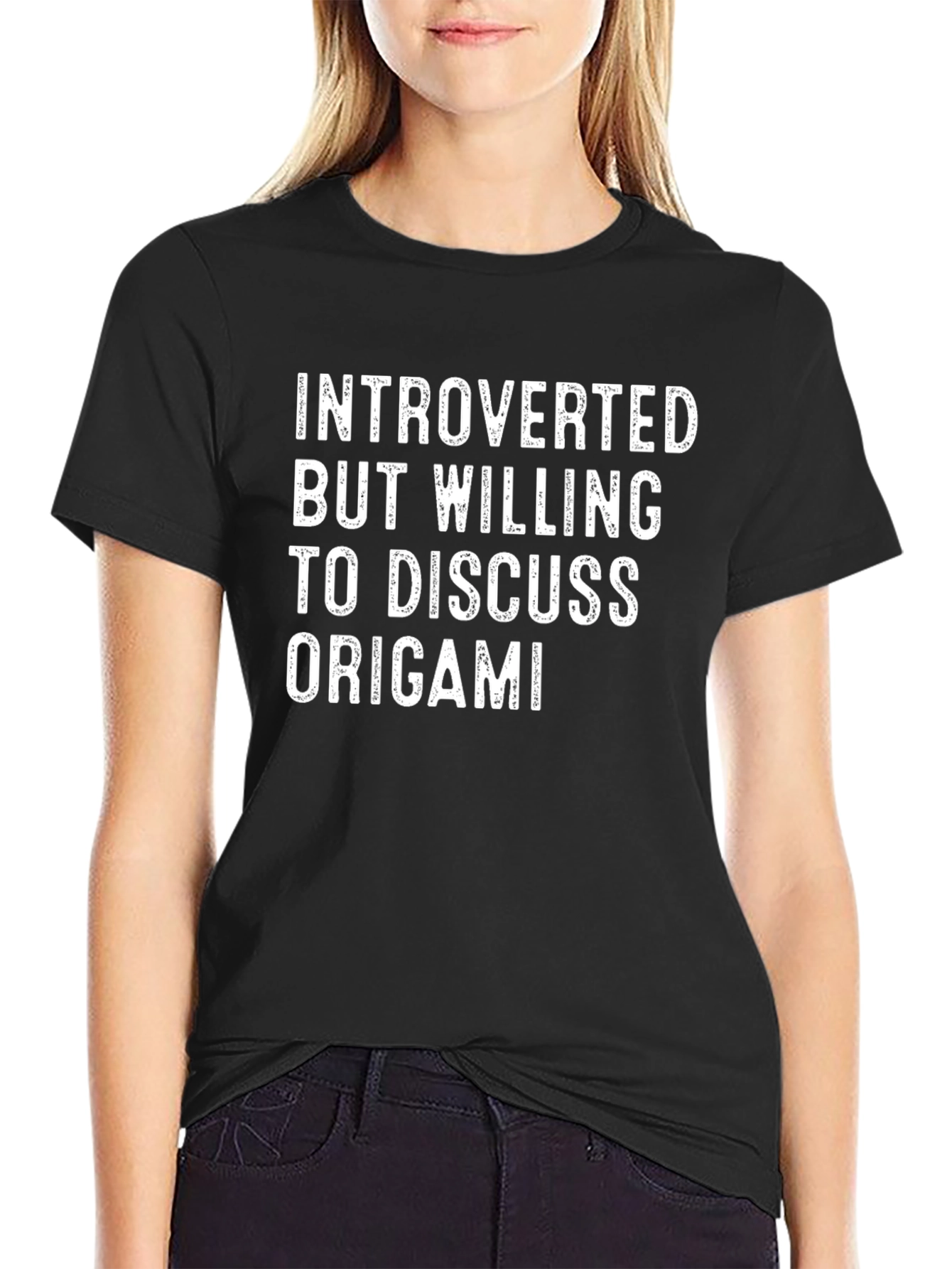 Introverted Origami T-Shirt - Funny Geek Tee