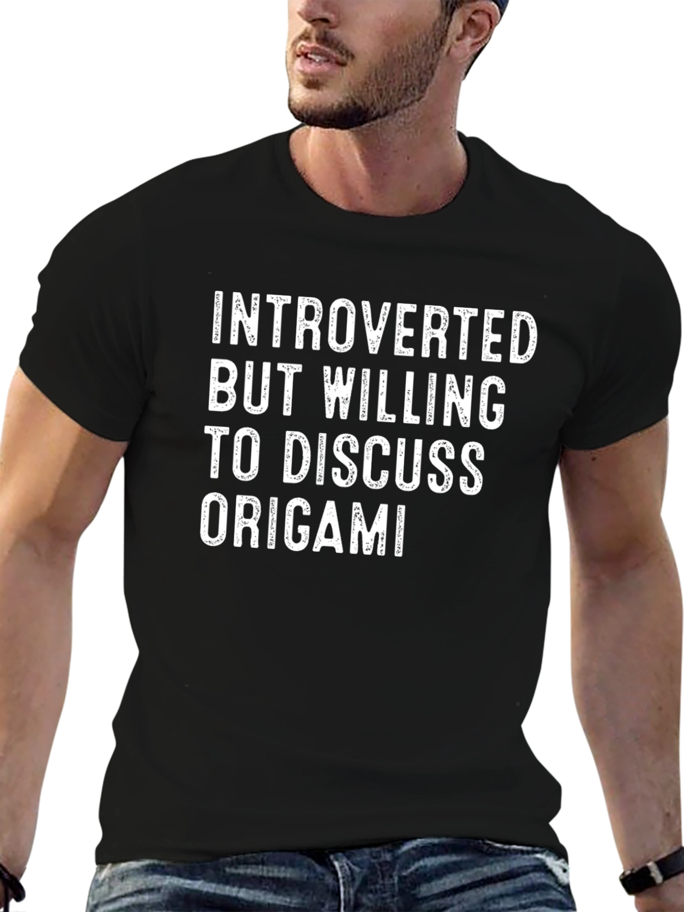 Introverted Origami T-Shirt - Funny Geek Tee