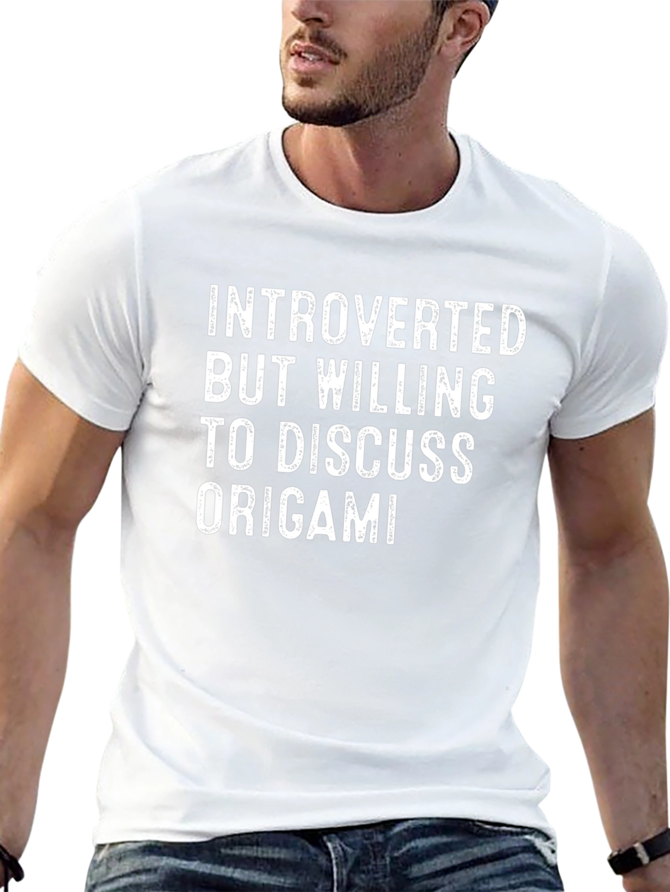 Introverted Origami T-Shirt - Funny Geek Tee