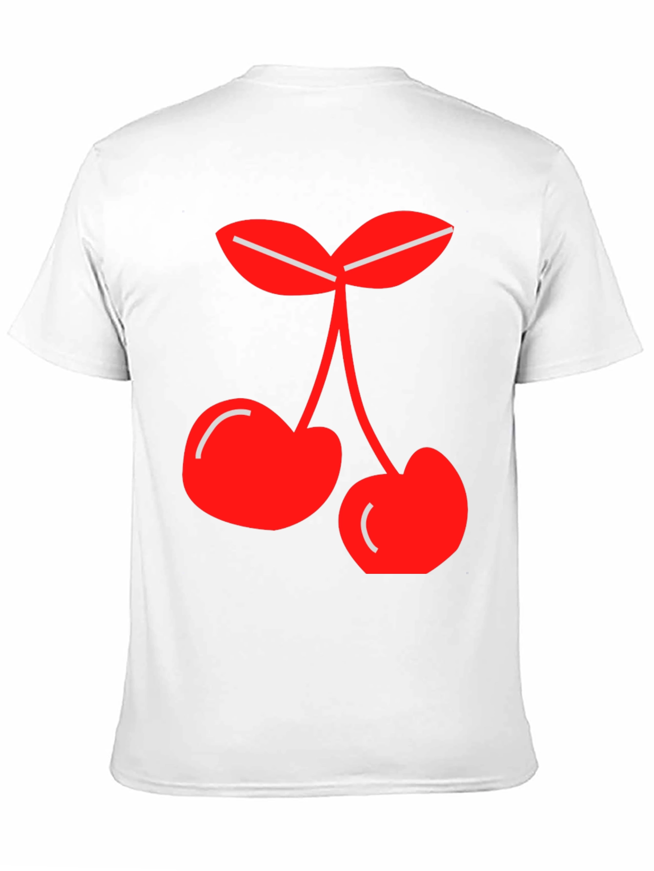 Cherry Graphic Tee - Black Casual Shirt