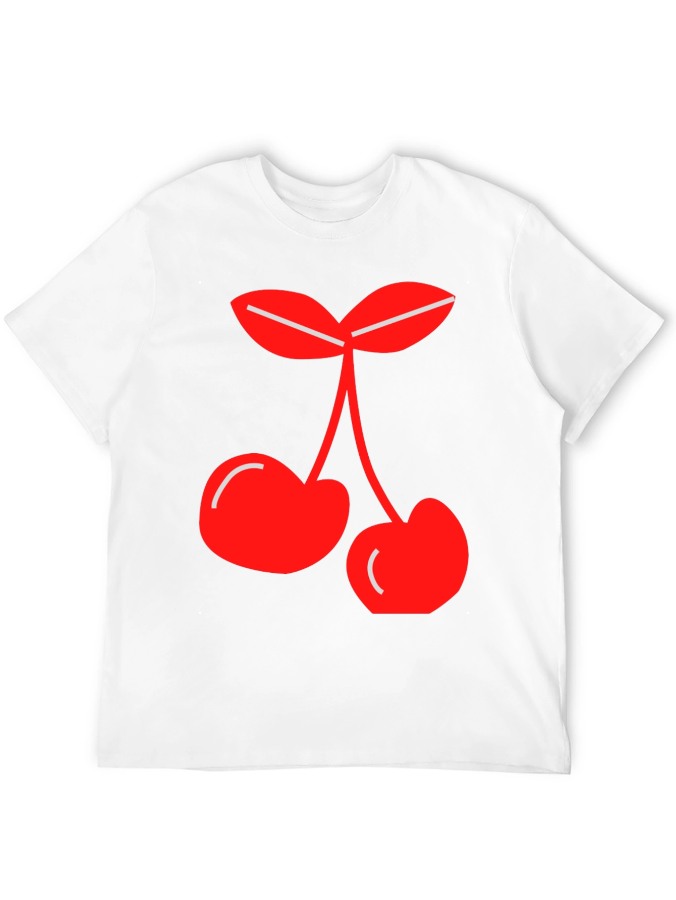 Cherry Graphic Tee - Black Casual Shirt