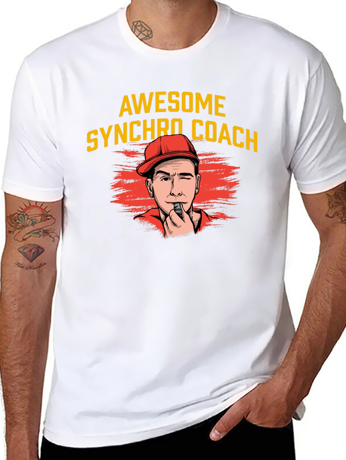 Awesome Synchro Coach Graphic Tee