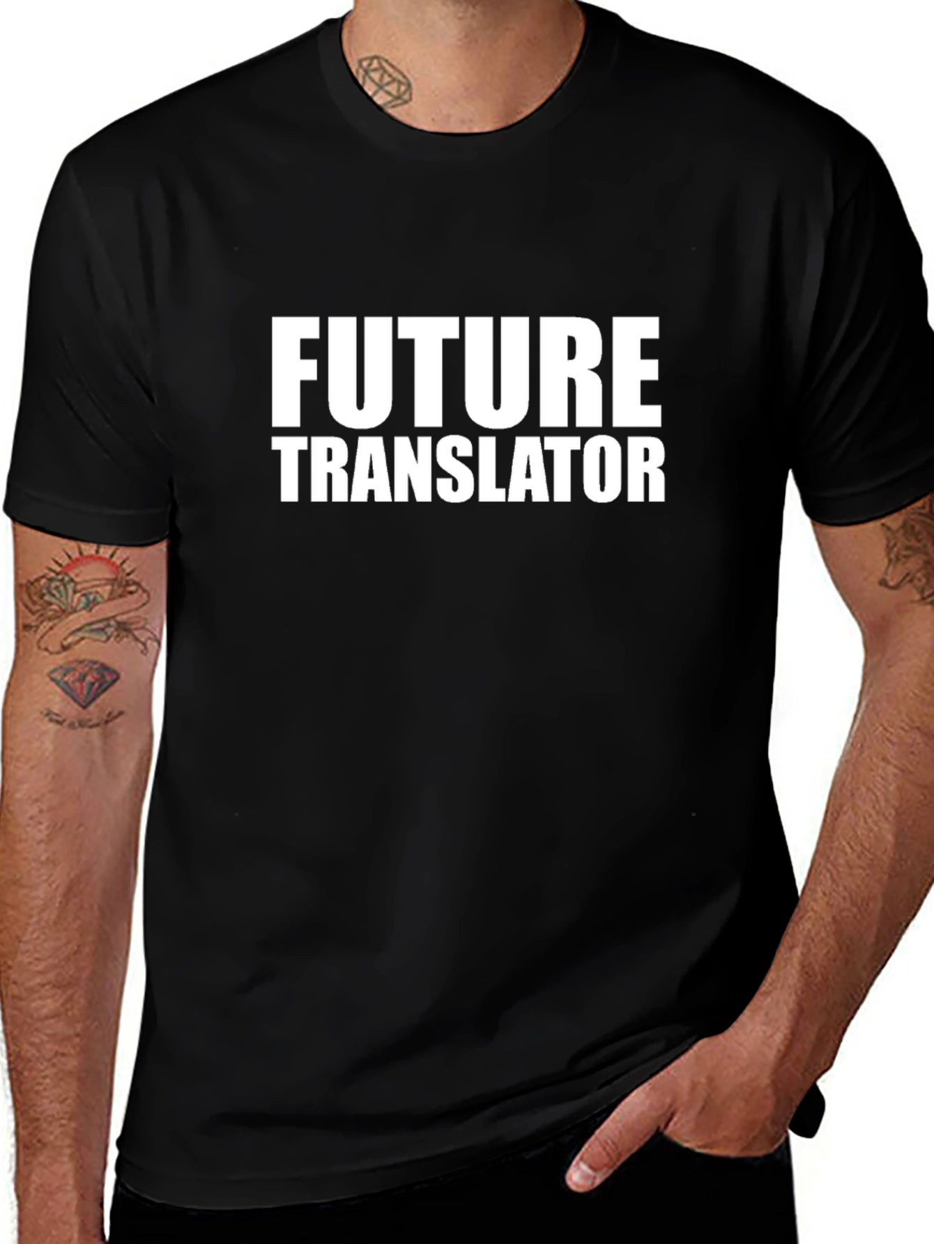 Future Translator Black T-Shirt