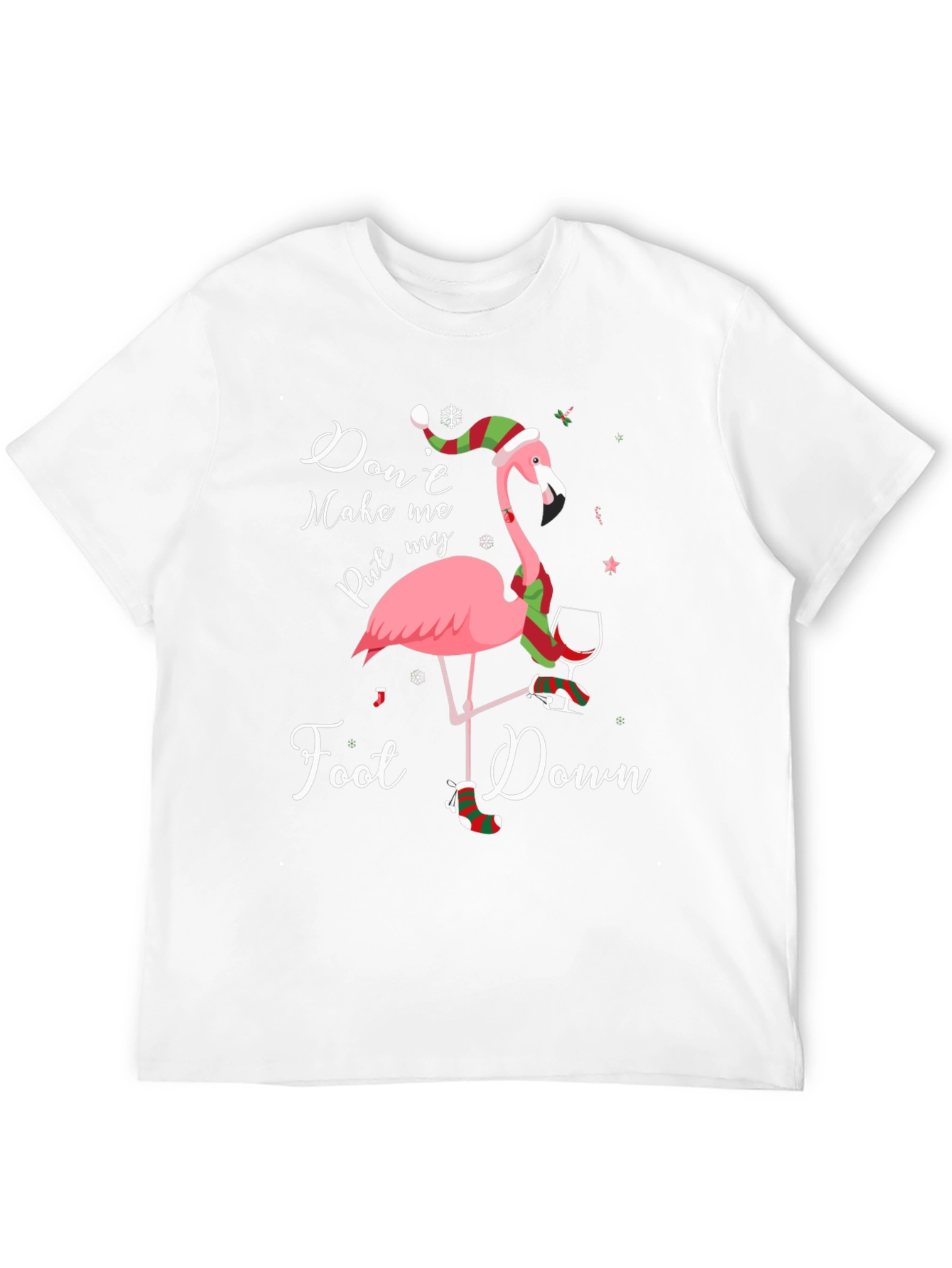 Funny Flamingo Christmas T-Shirt