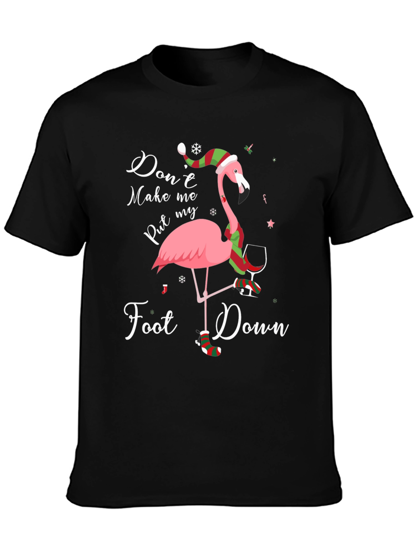 Funny Flamingo Christmas T-Shirt