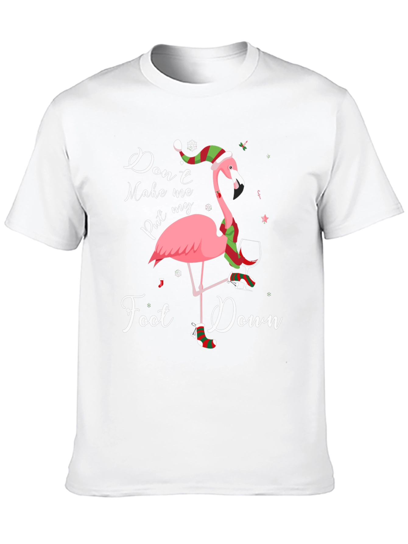 Funny Flamingo Christmas T-Shirt