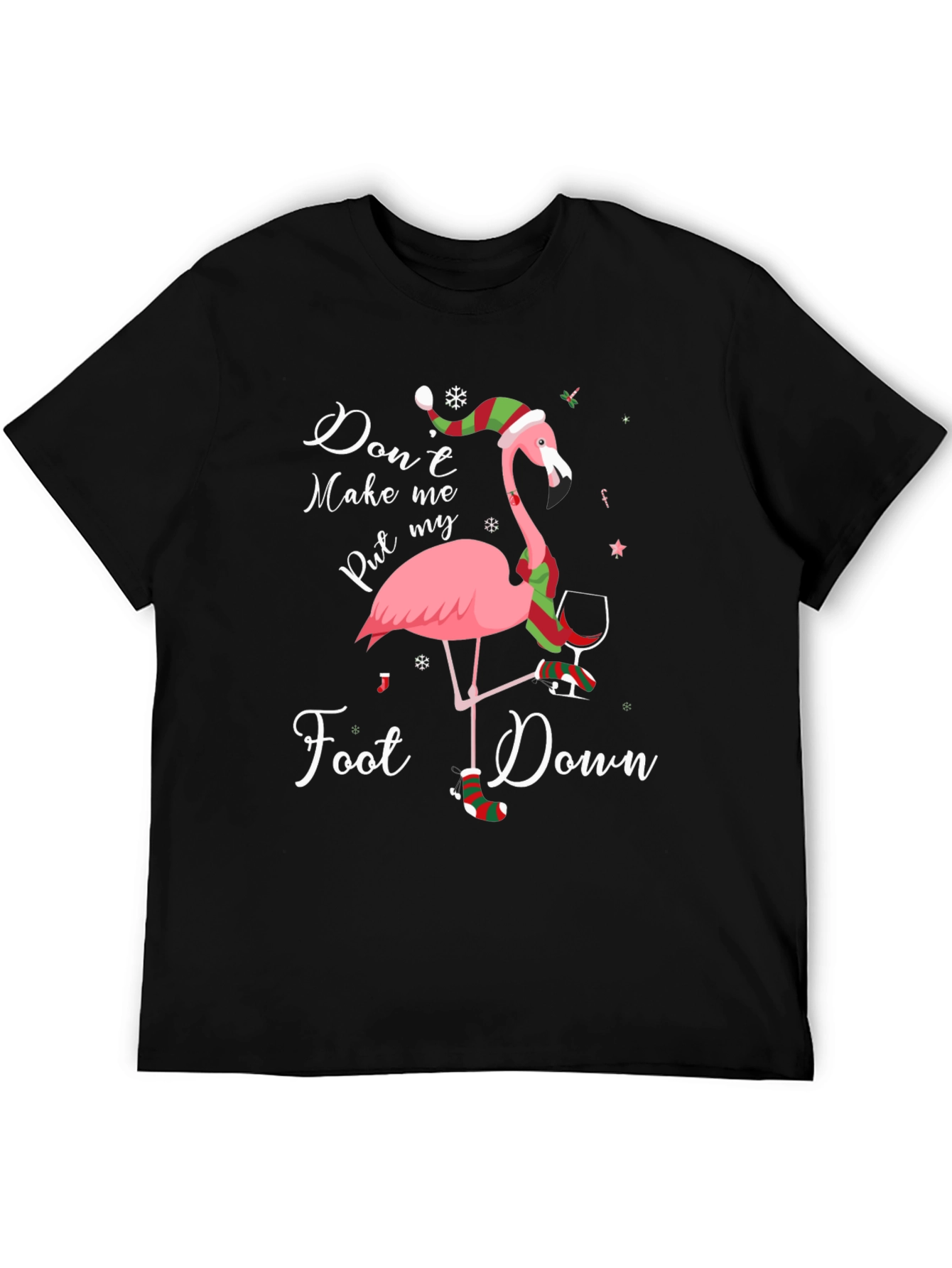 Funny Flamingo Christmas T-Shirt
