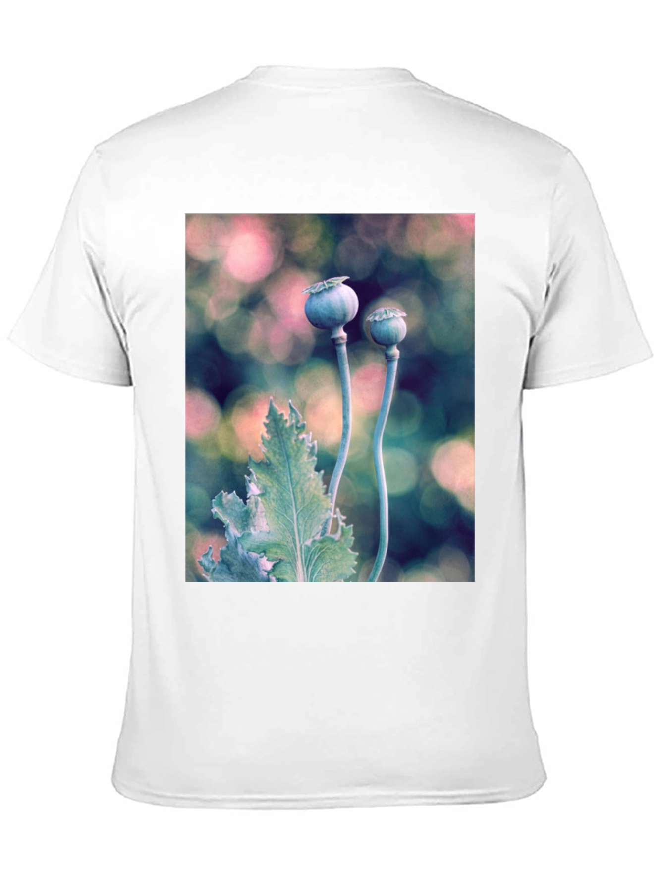 Botanical T-Shirt: Poppy Seed Head Design