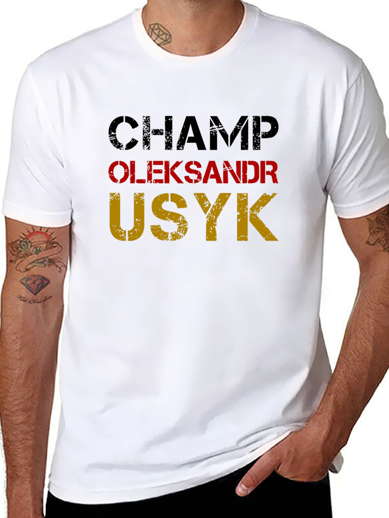 Champ Oleksandr Usyk T-Shirt Boxing Fan Tee