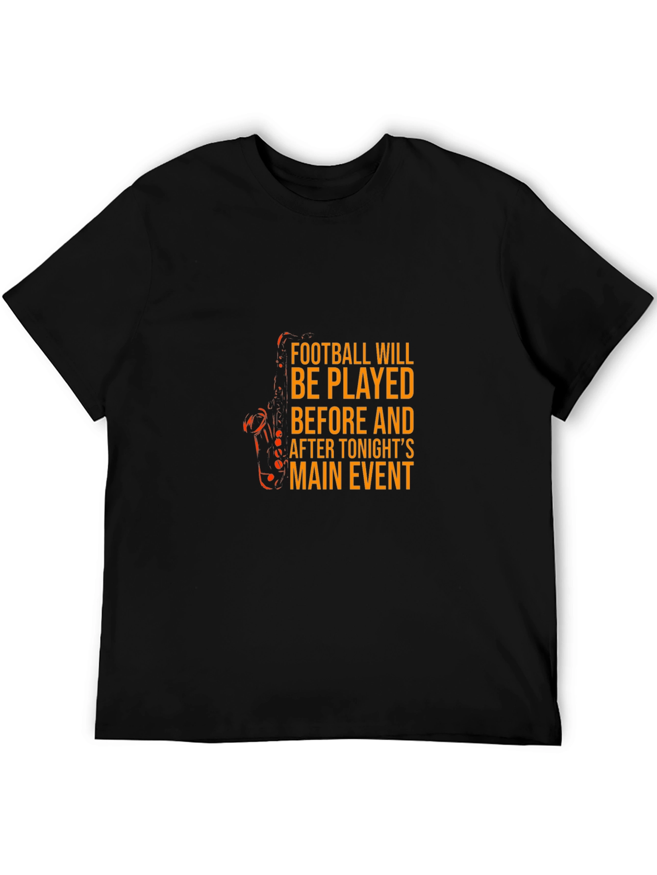 Football Saxophone Graphic Tee
