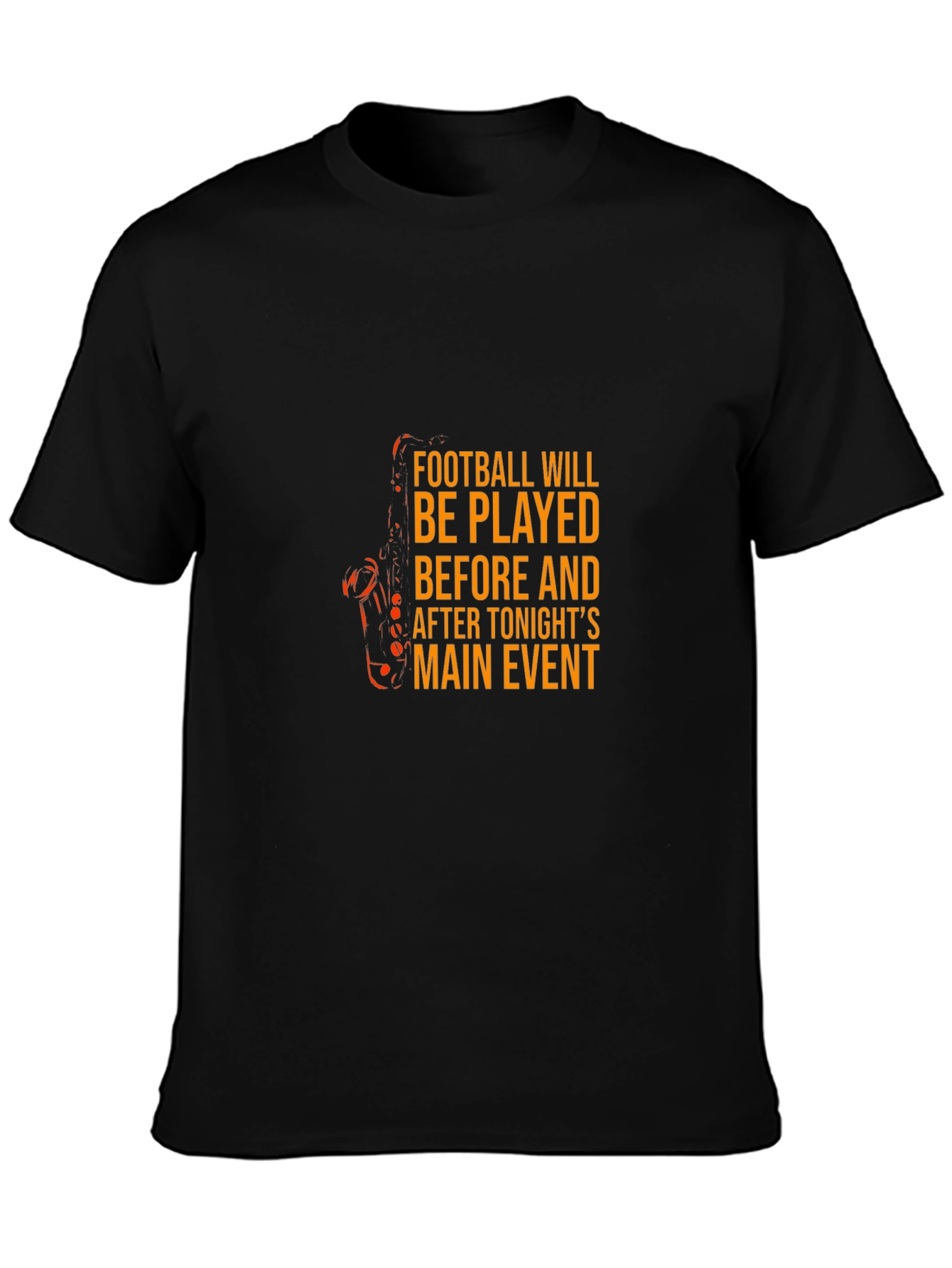 Football Saxophone Graphic Tee