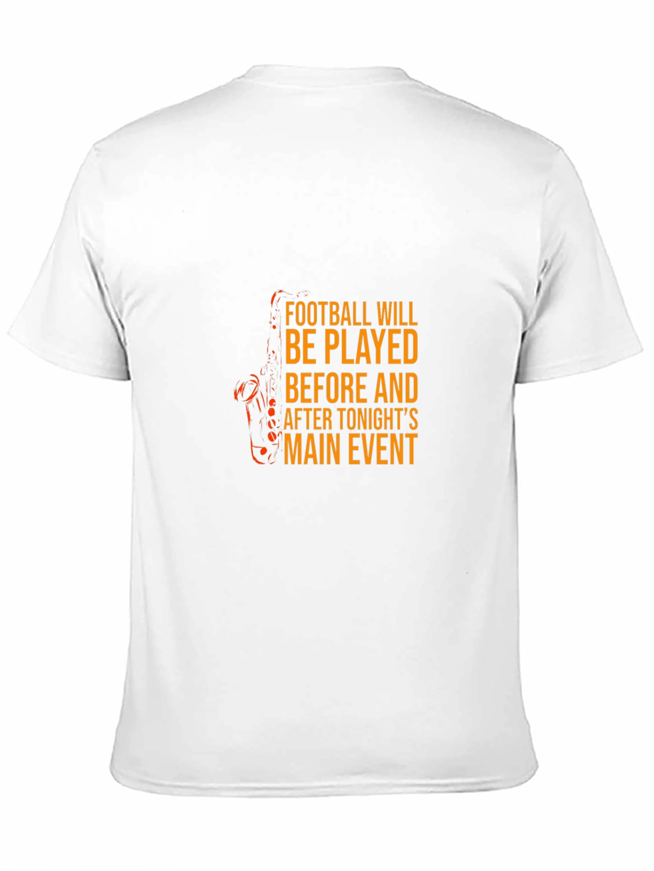 Football Saxophone Graphic Tee