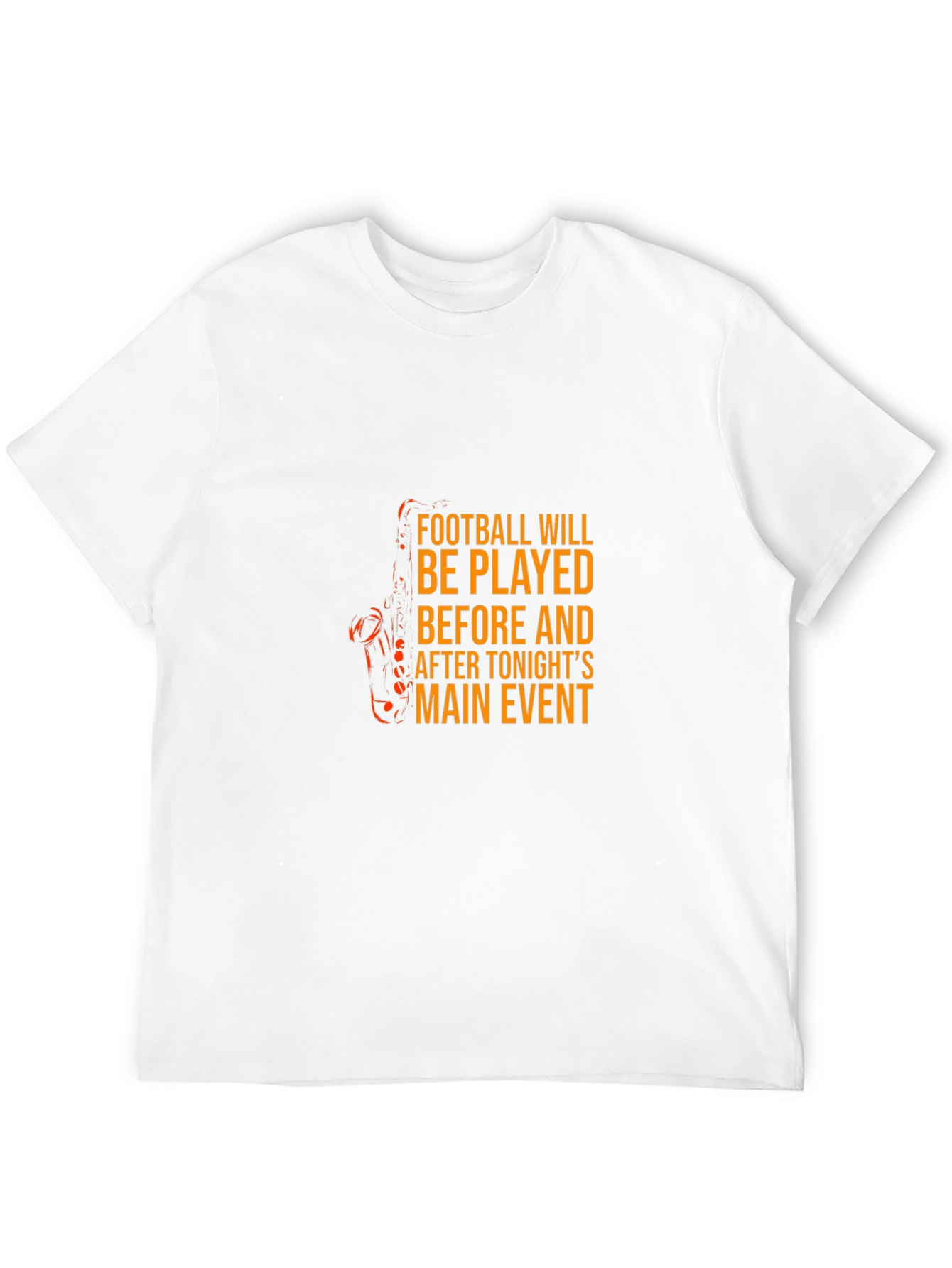 Football Saxophone Graphic Tee