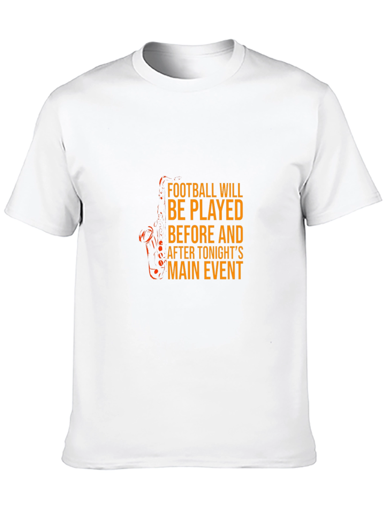 Football Saxophone Graphic Tee