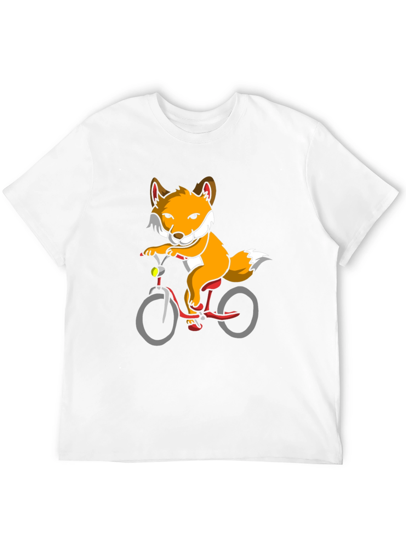 Fox on Bike Graphic Tee - Black T-Shirt