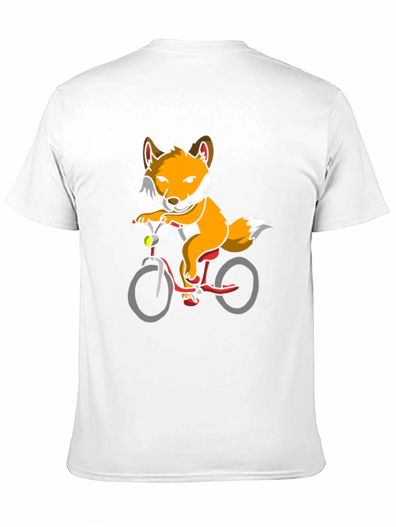 Fox on Bike Graphic Tee - Black T-Shirt