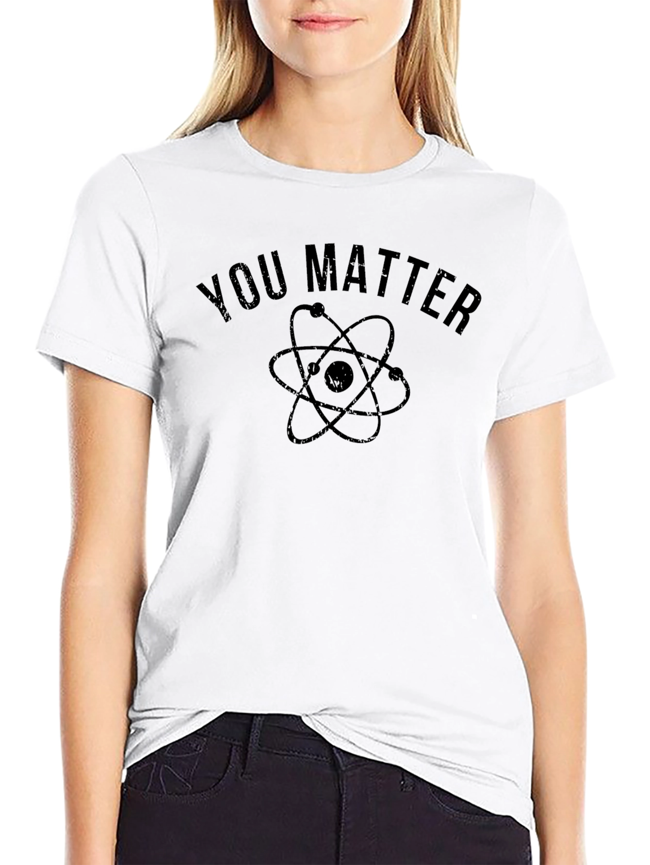You Matter Science Graphic T-Shirt - Black