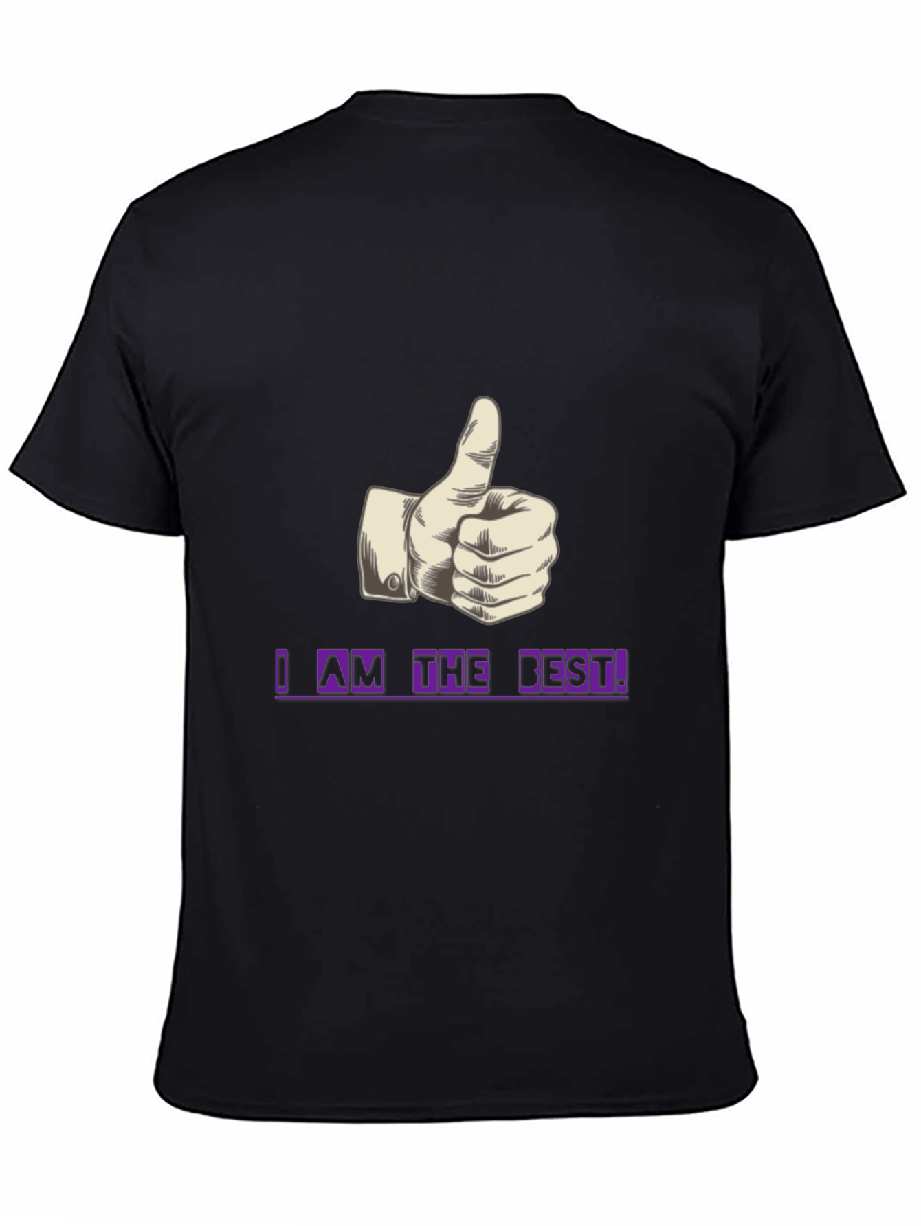 I AM THE BEST! Black T-Shirt