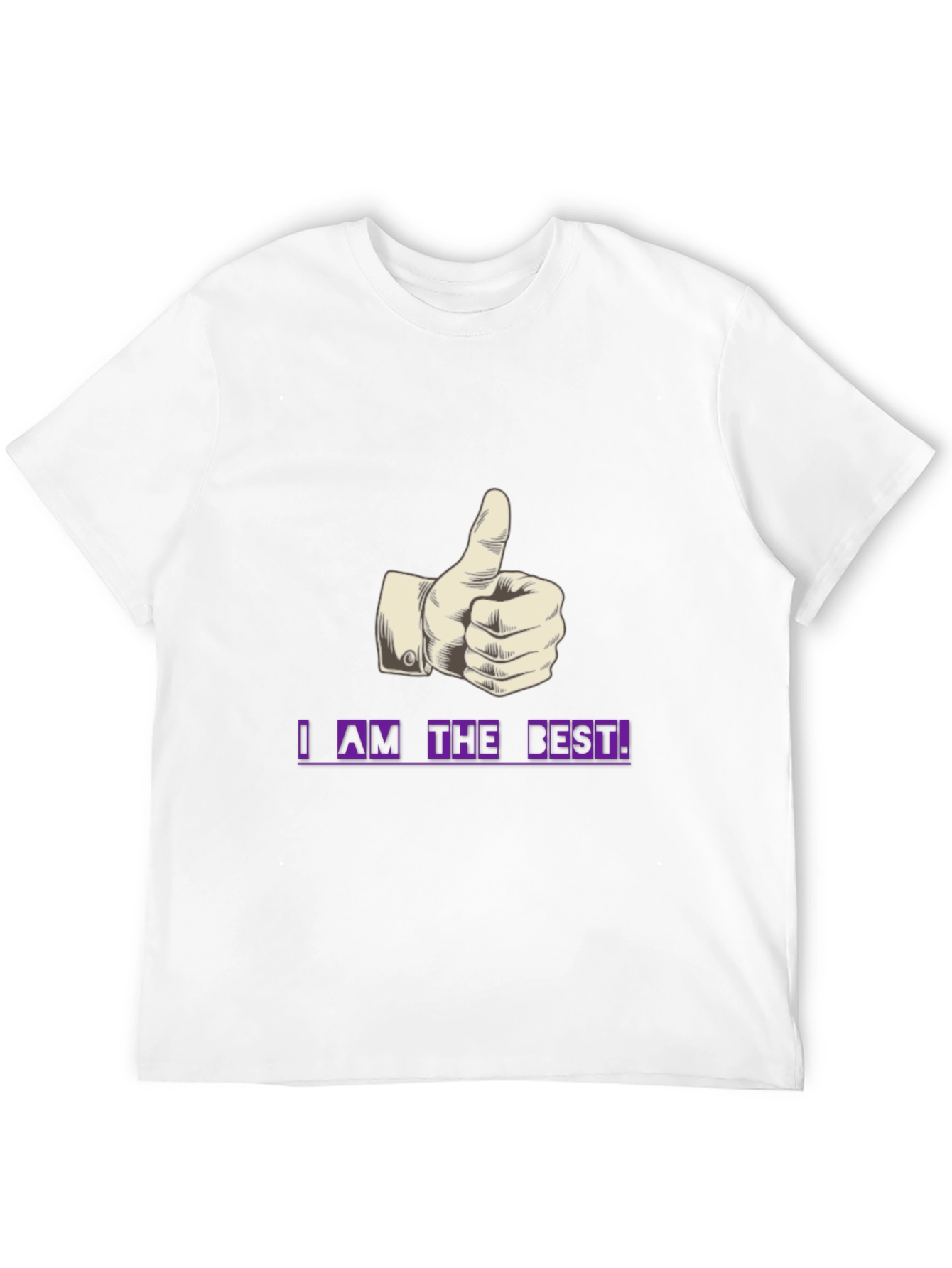 I AM THE BEST! Black T-Shirt