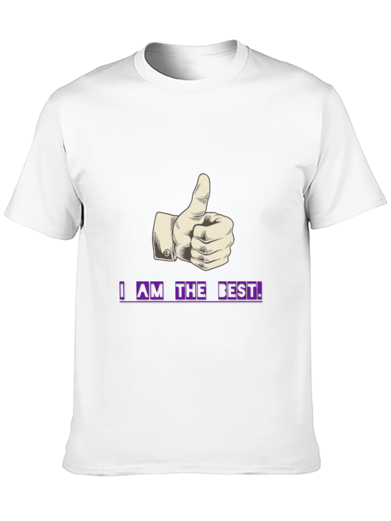 I AM THE BEST! Black T-Shirt