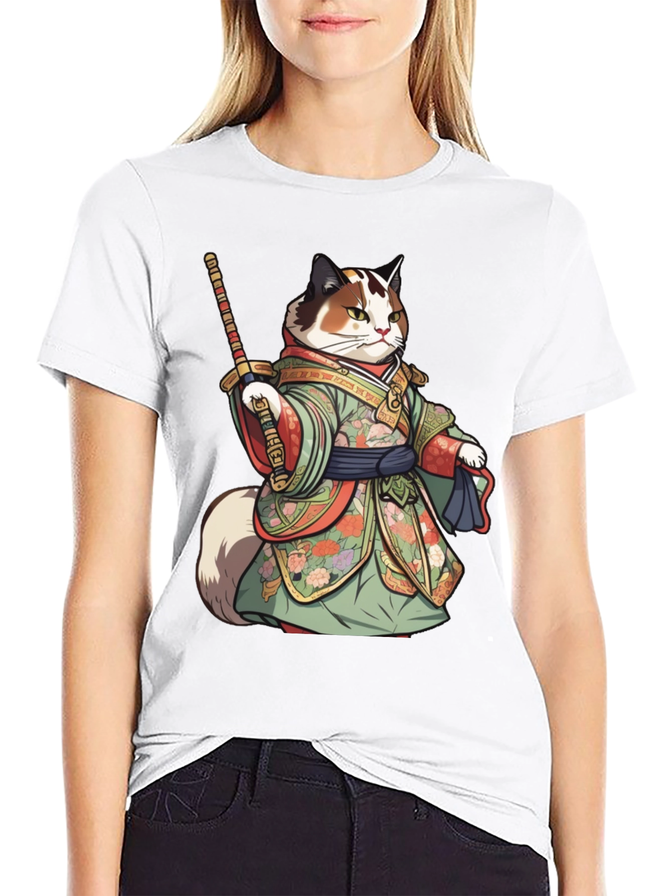 Samurai Cat T-Shirt