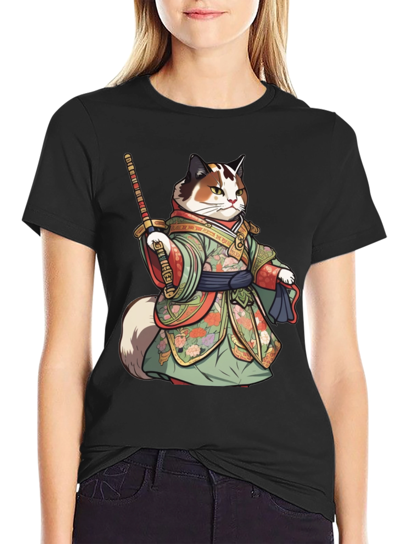 Samurai Cat T-Shirt