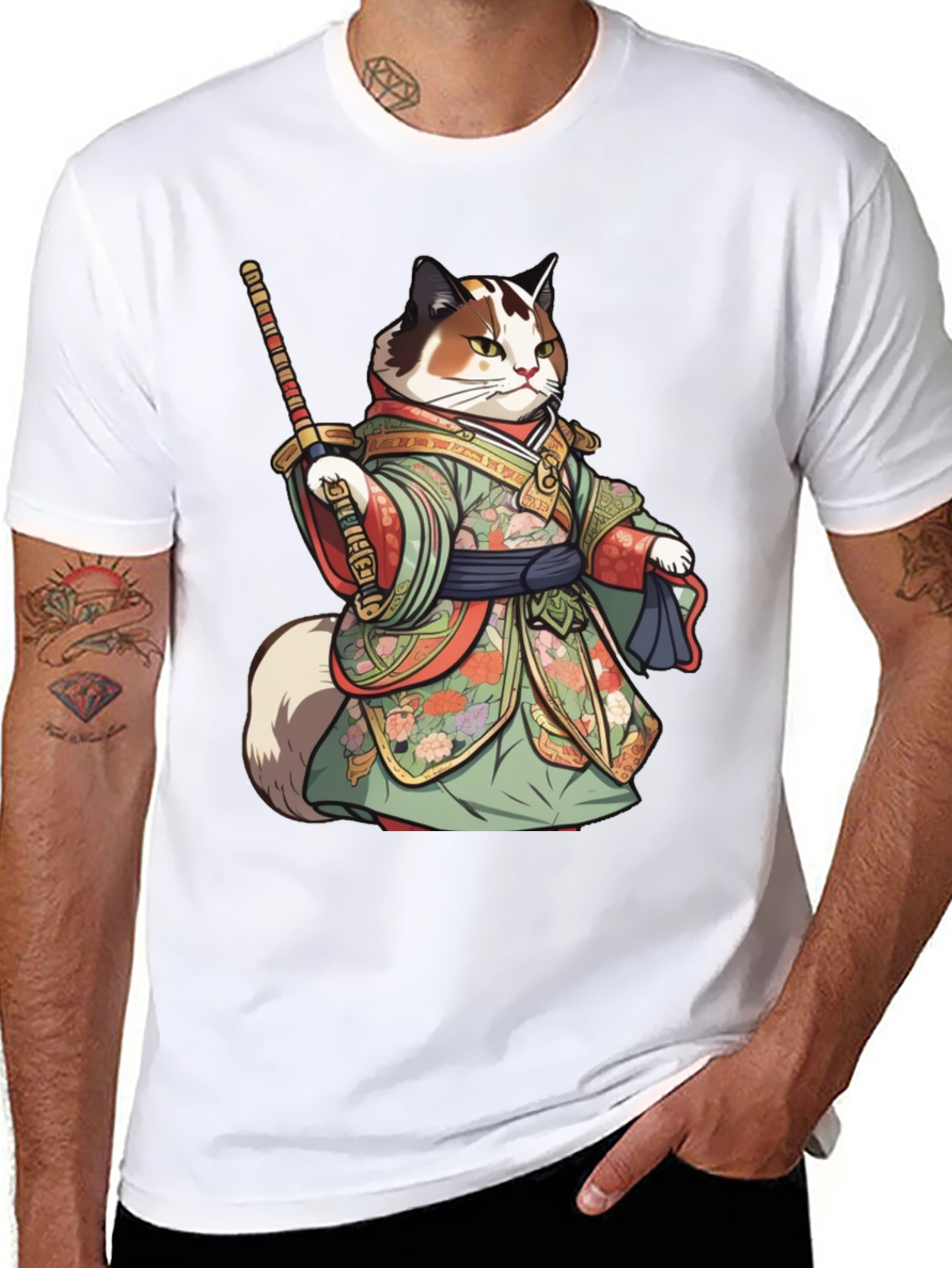 Samurai Cat T-Shirt