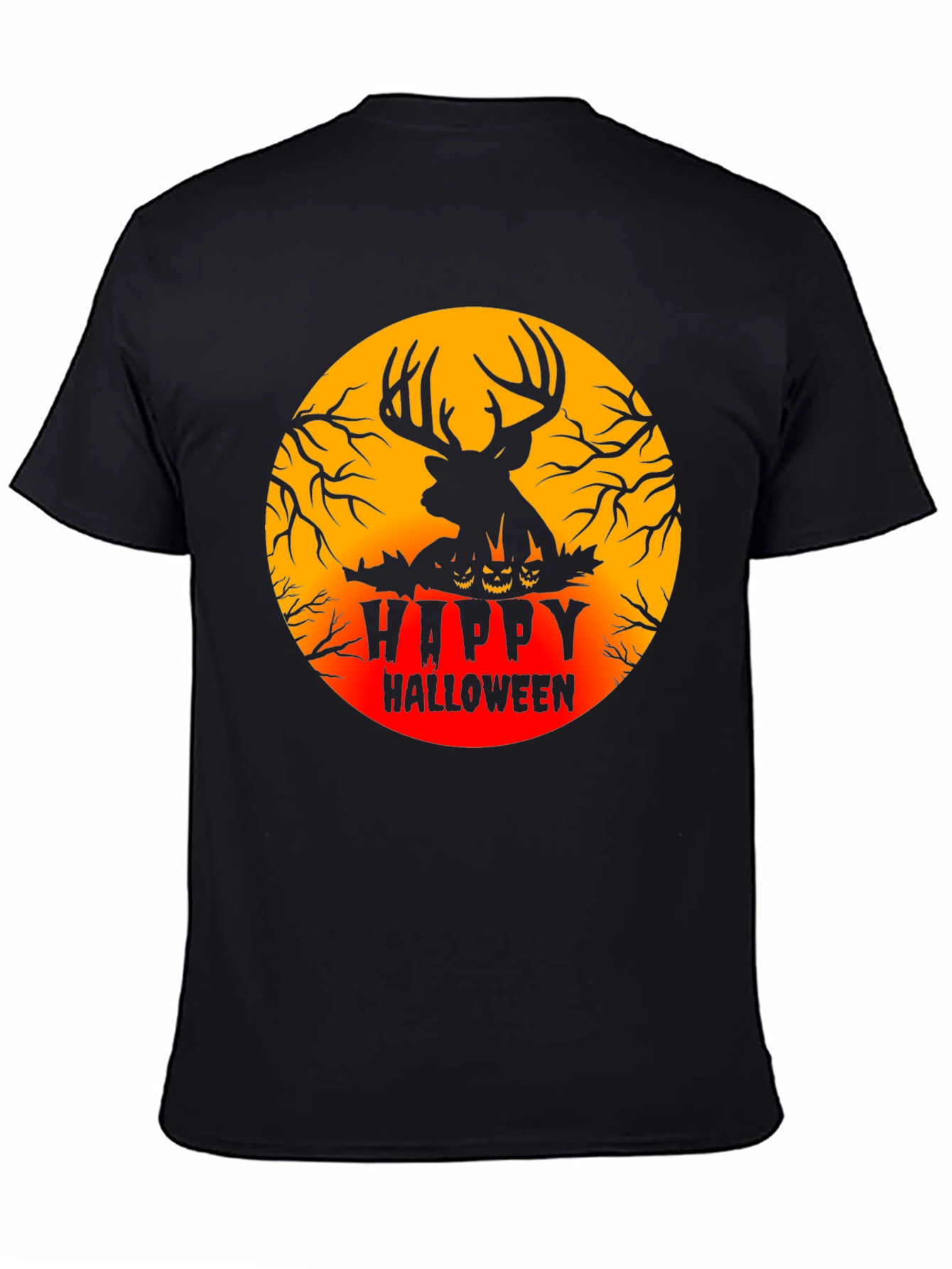 Halloween Deer Silhouette T-Shirt