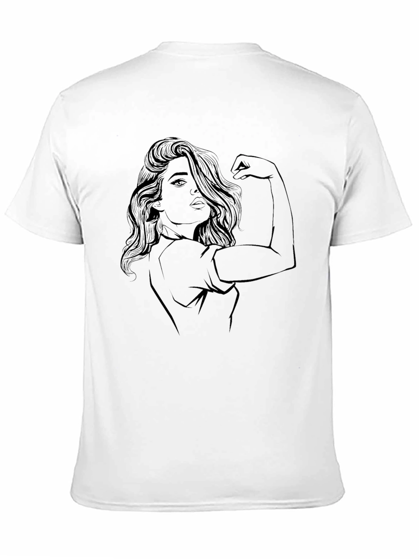 Empowered Woman Graphic Black T-Shirt