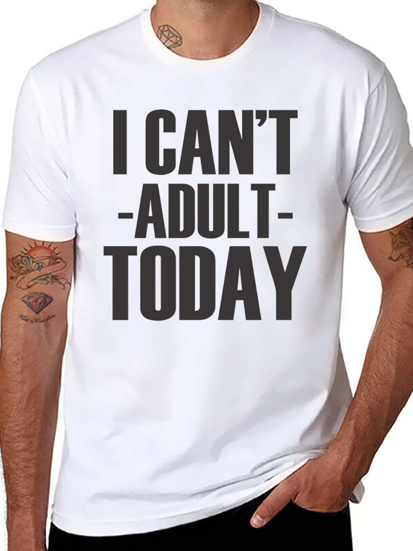 I Cant Adult Today Graphic Tee