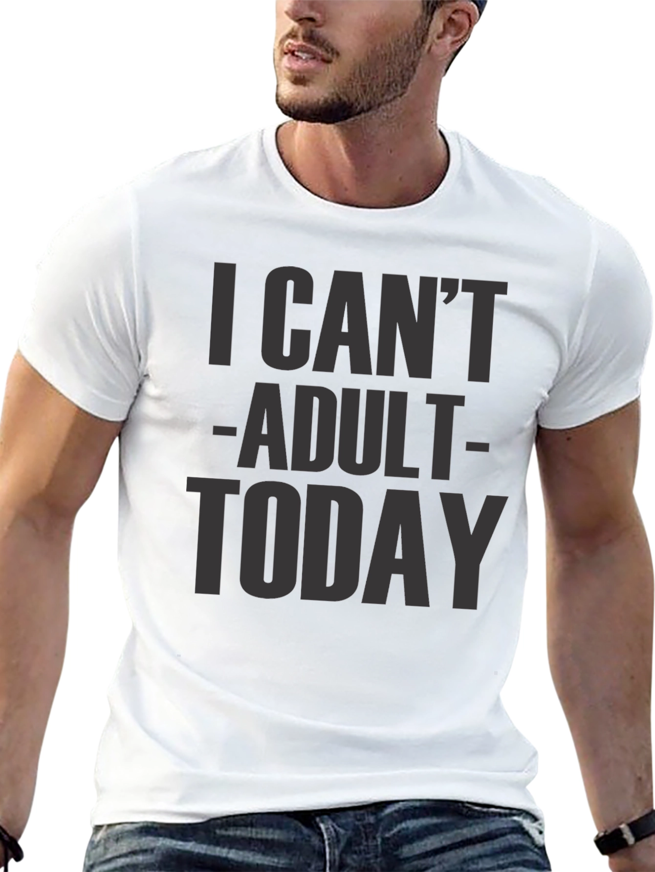 I Cant Adult Today Graphic Tee