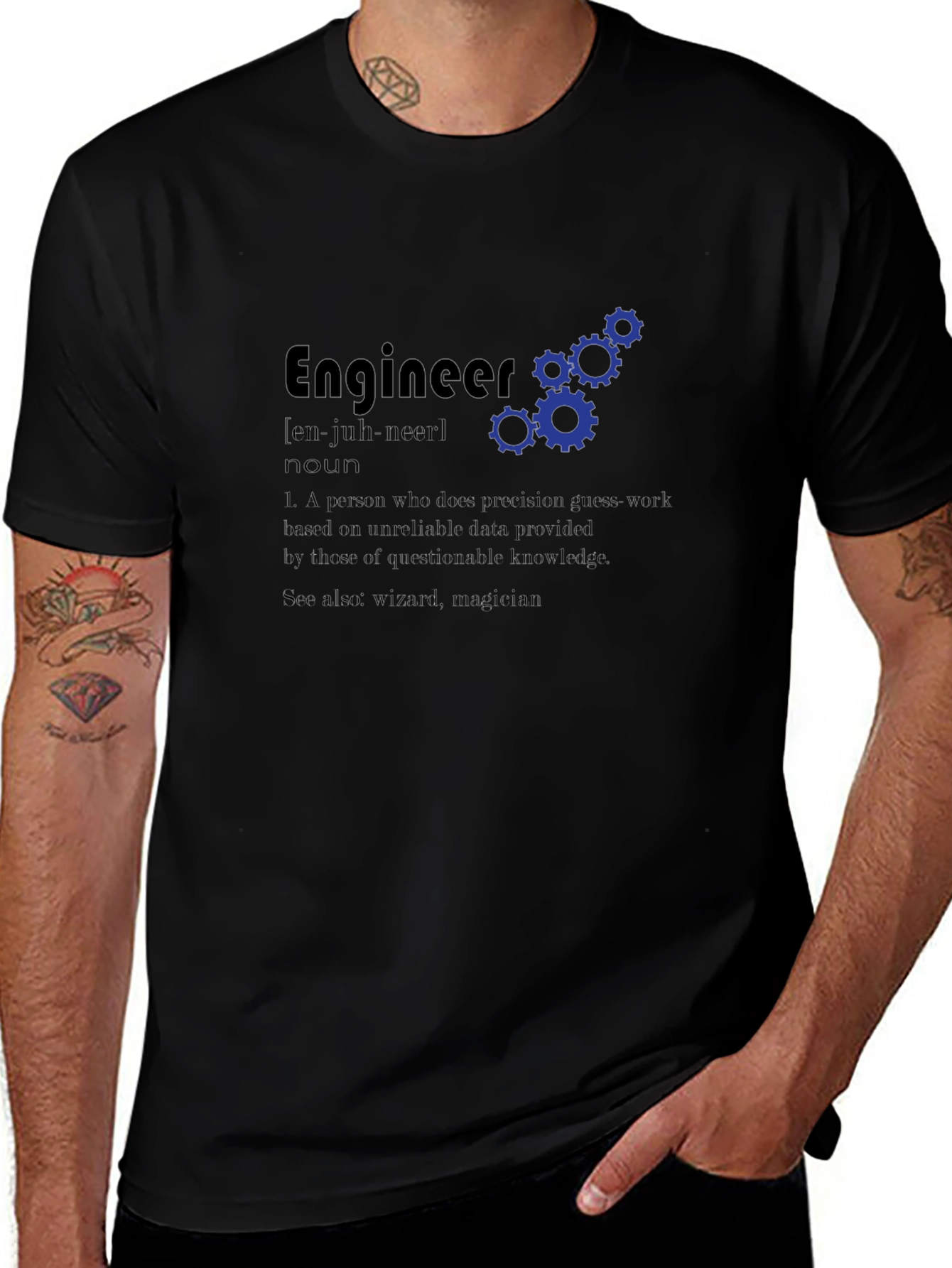 Engineer Definition Graphic T-Shirt