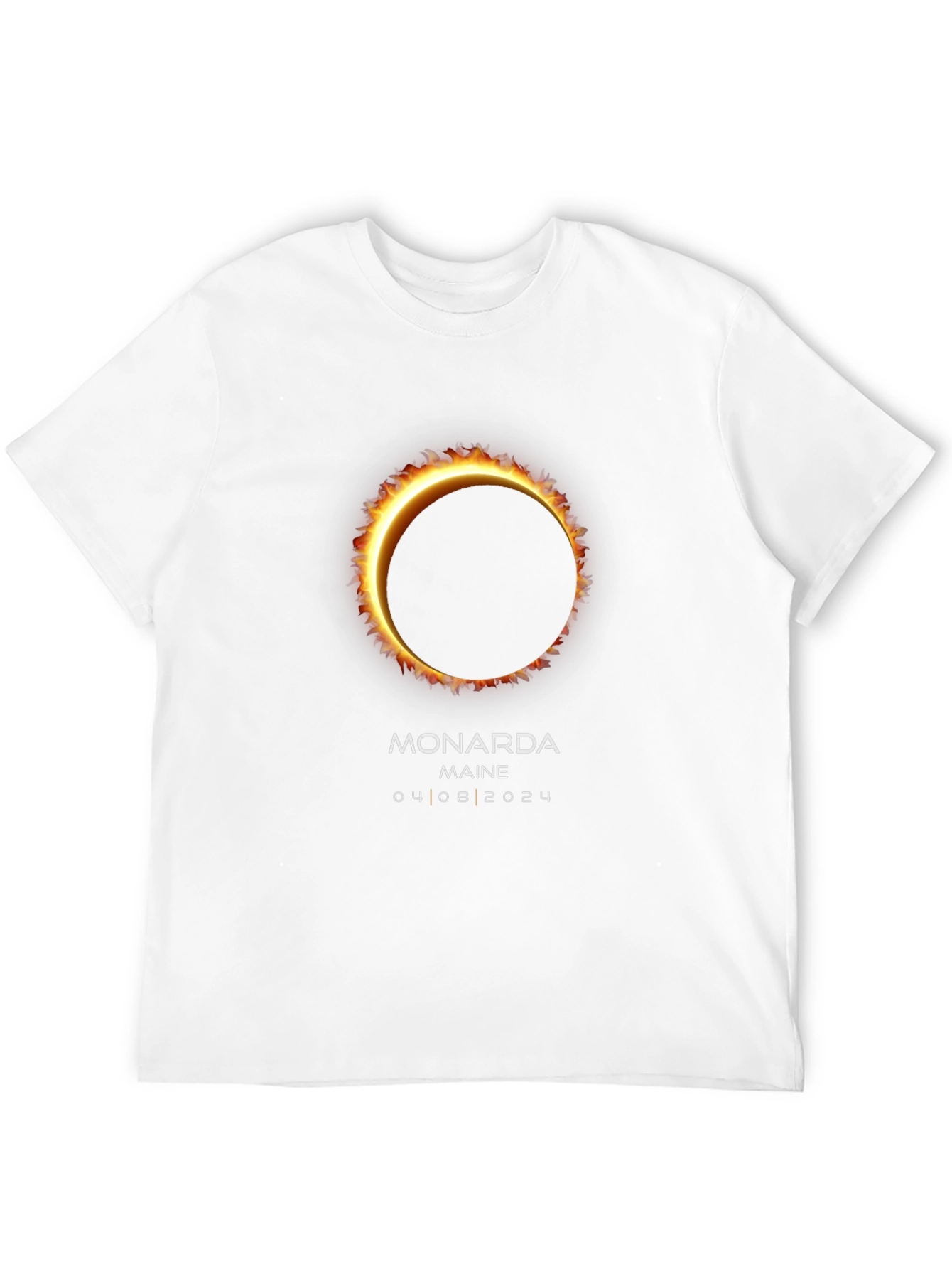 Monarda Maine 2024 Total Solar Eclipse T-Shirt