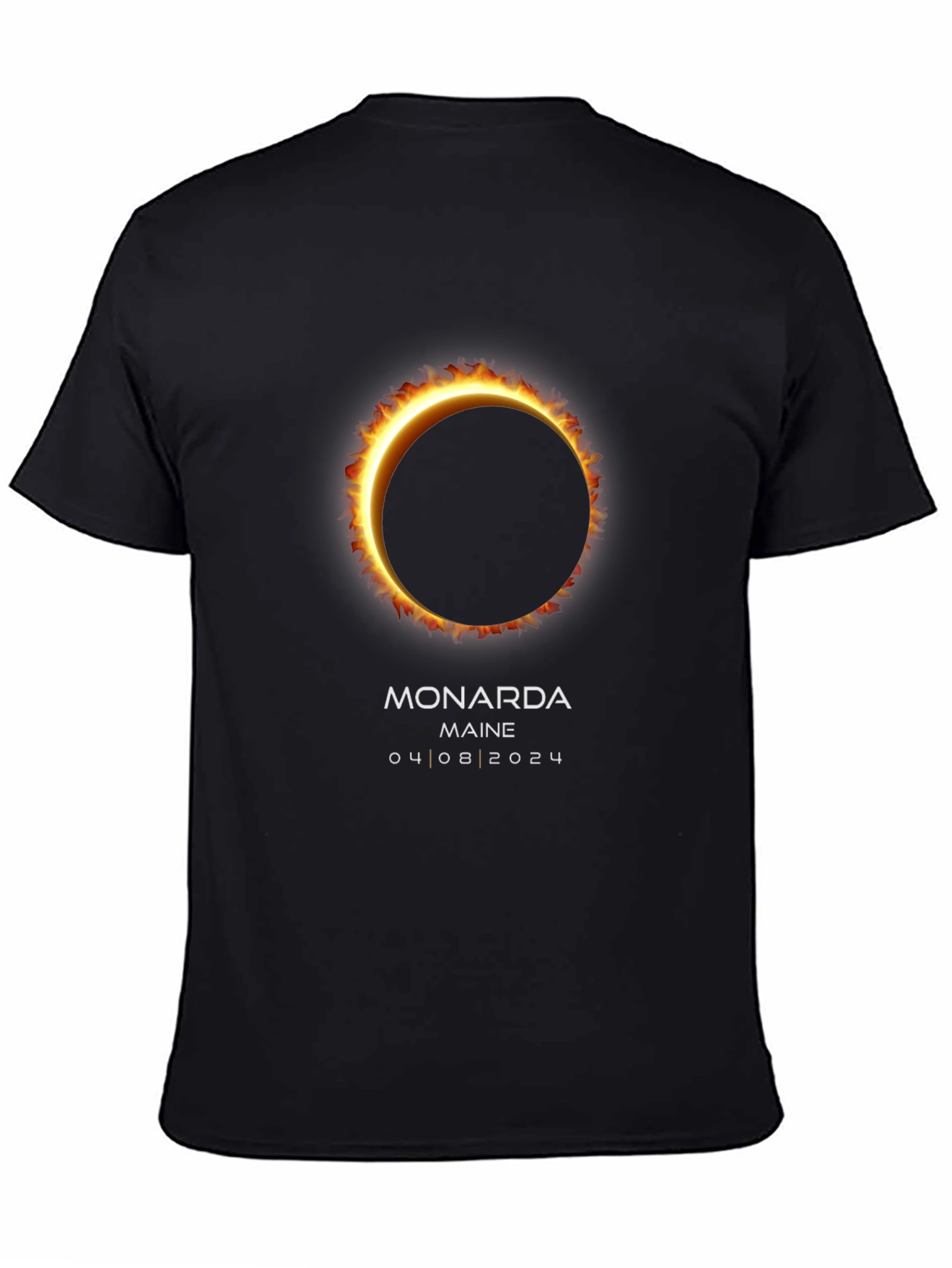 Monarda Maine 2024 Total Solar Eclipse T-Shirt