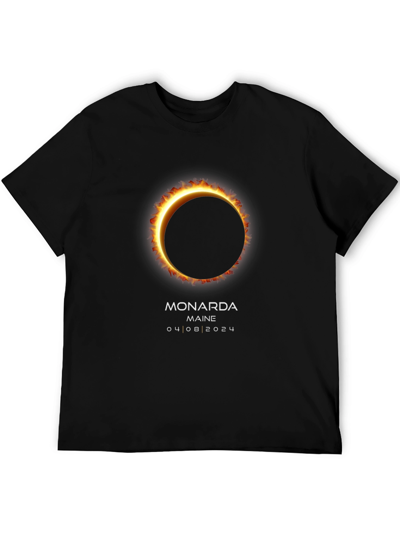 Monarda Maine 2024 Total Solar Eclipse T-Shirt