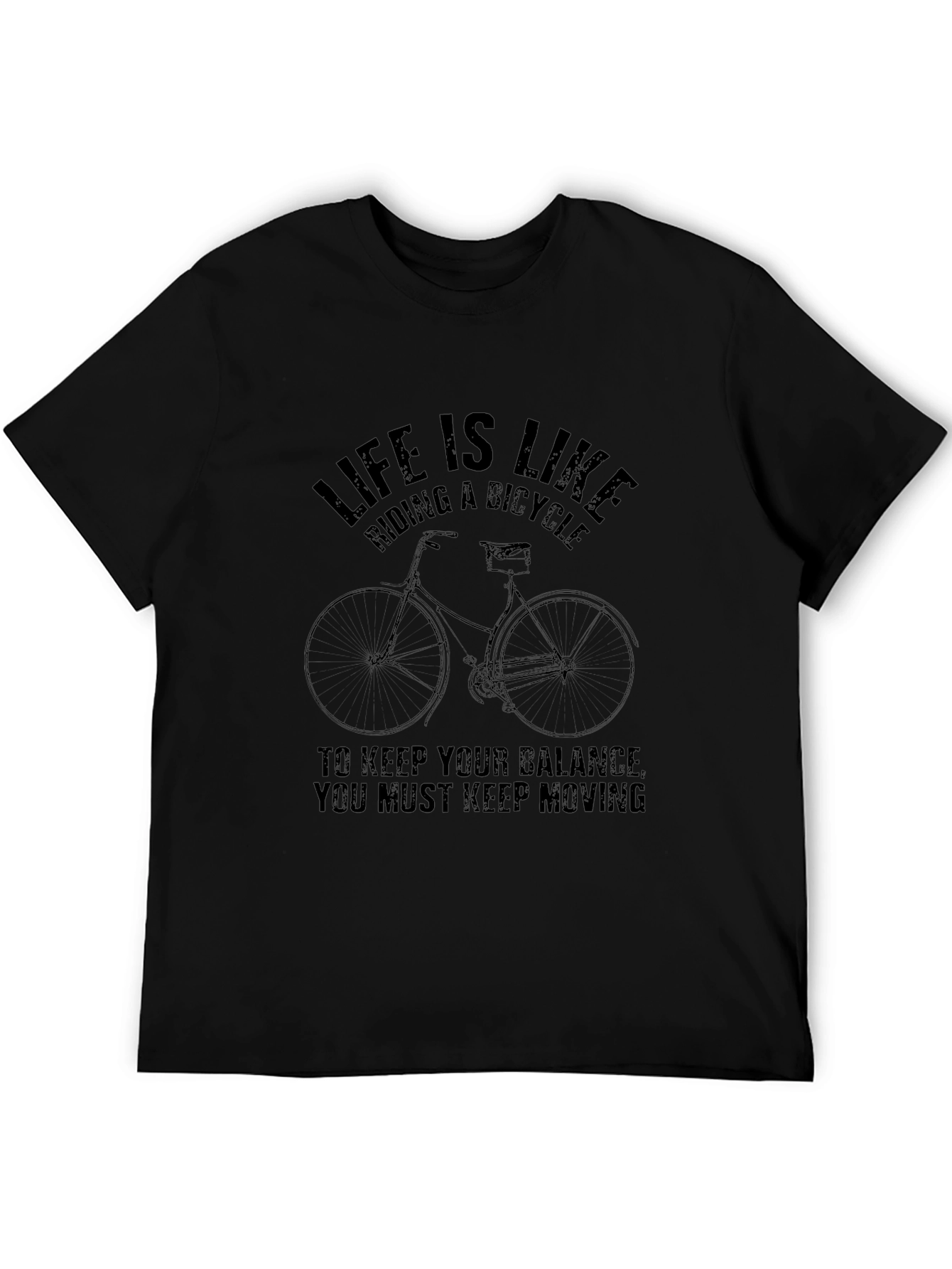 Life is Like Riding a Bicycle Graphic Tee