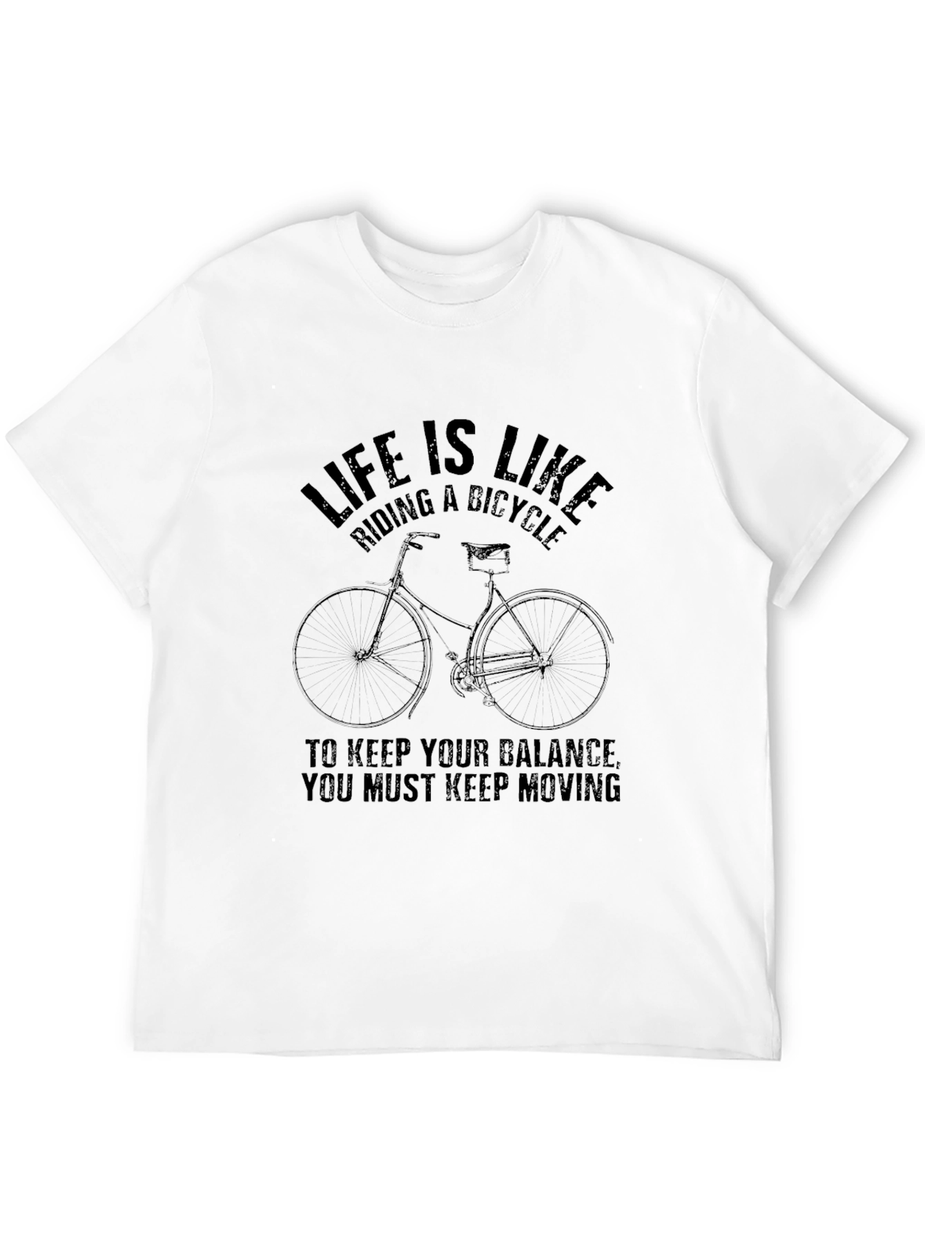 Life is Like Riding a Bicycle Graphic Tee