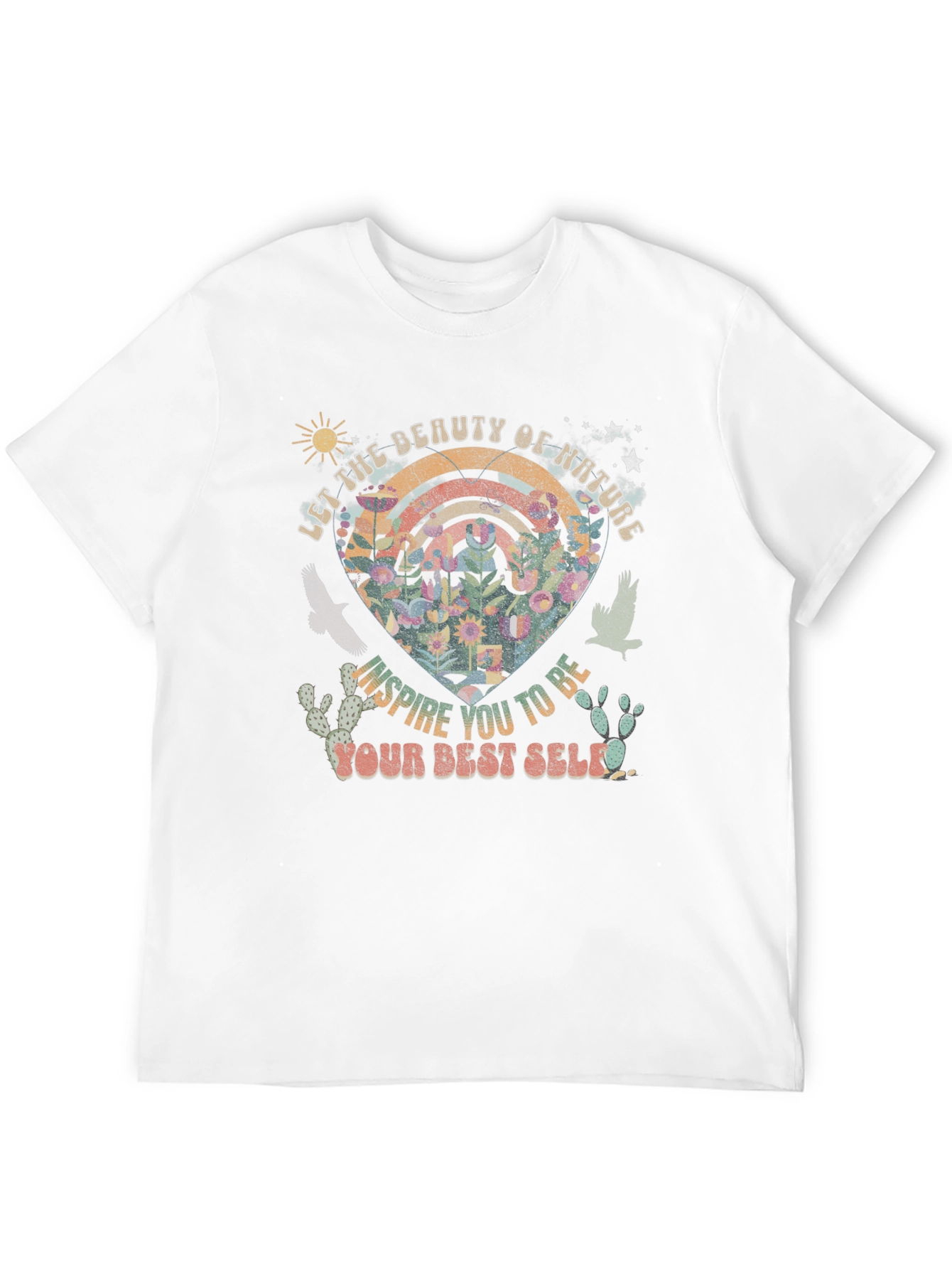 Nature Inspired Graphic Tee - Your Best Self
