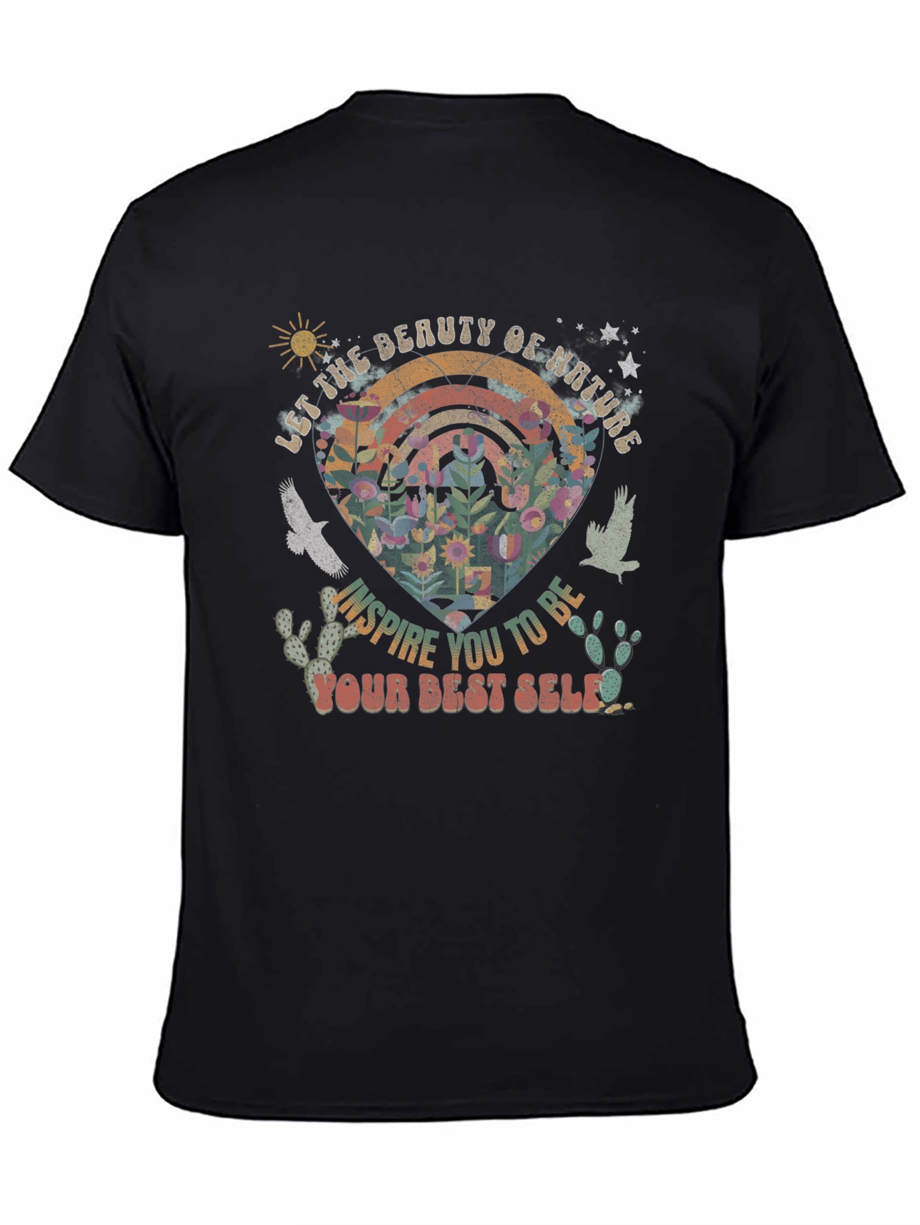 Nature Inspired Graphic Tee - Your Best Self