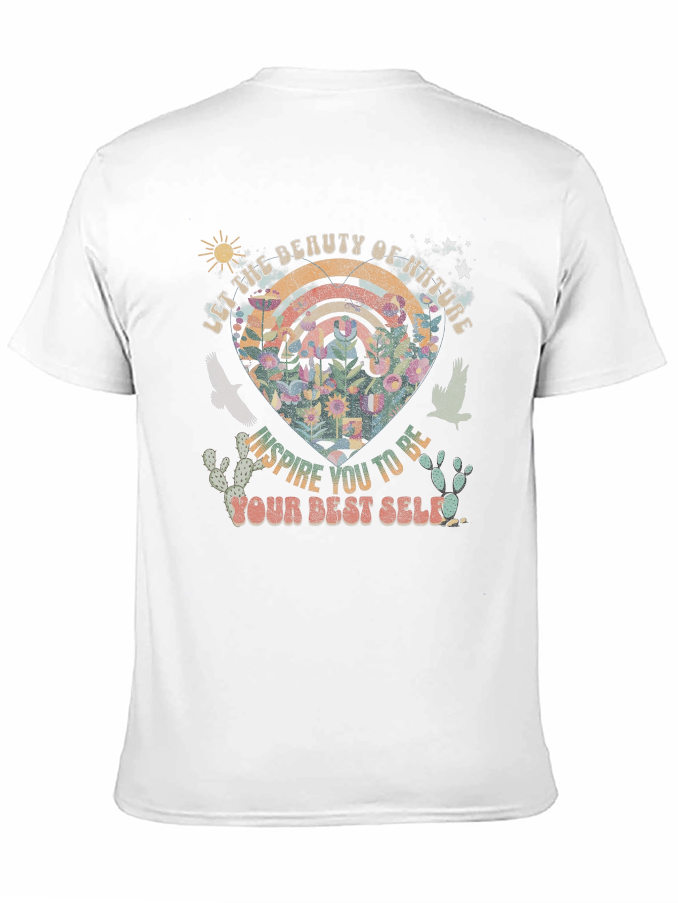 Nature Inspired Graphic Tee - Your Best Self
