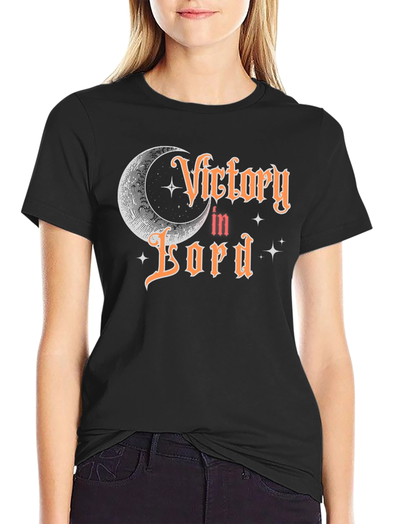 Victory In Lord Black T-Shirt