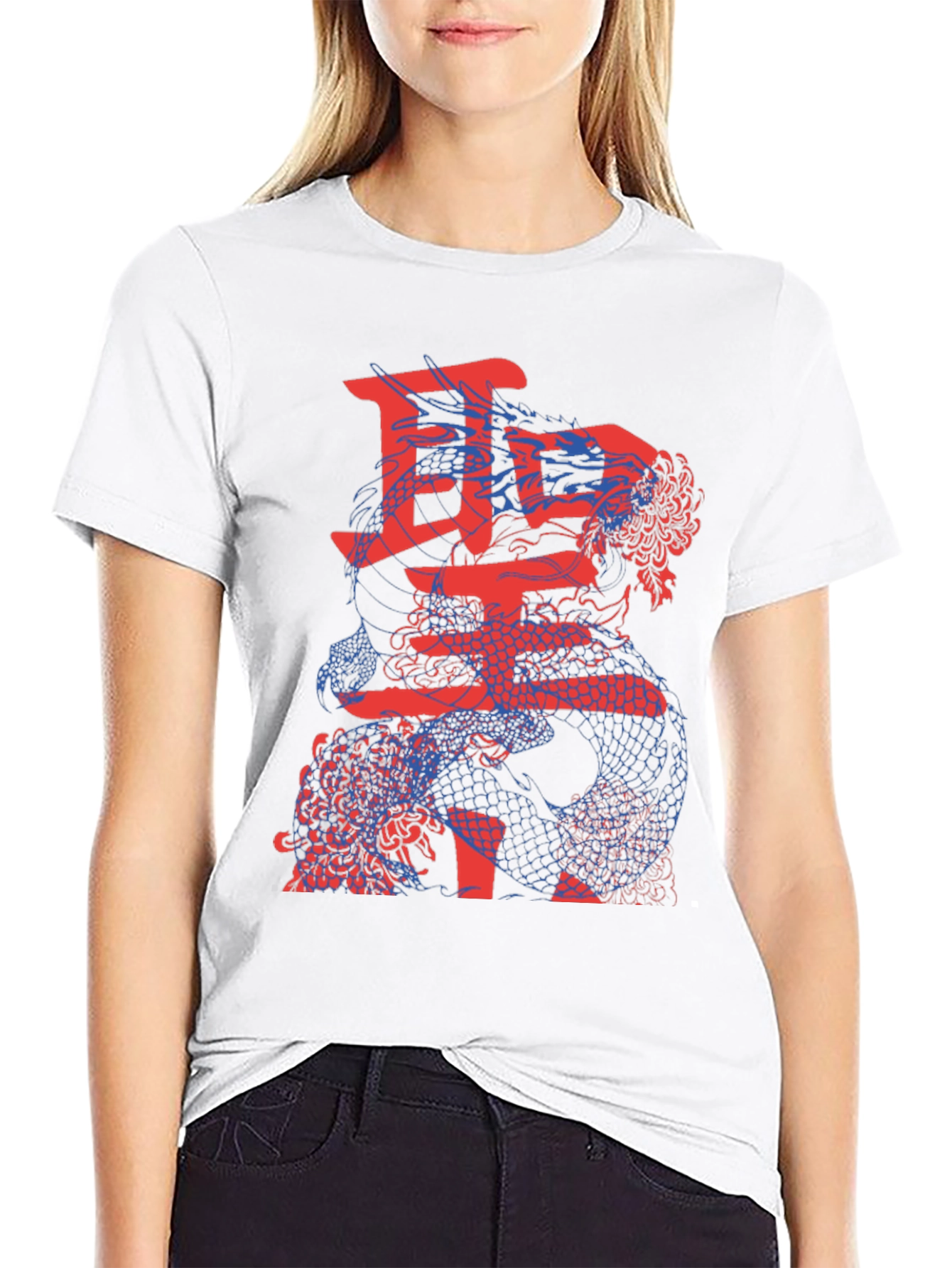 Dragon Kanji Graphic T-Shirt