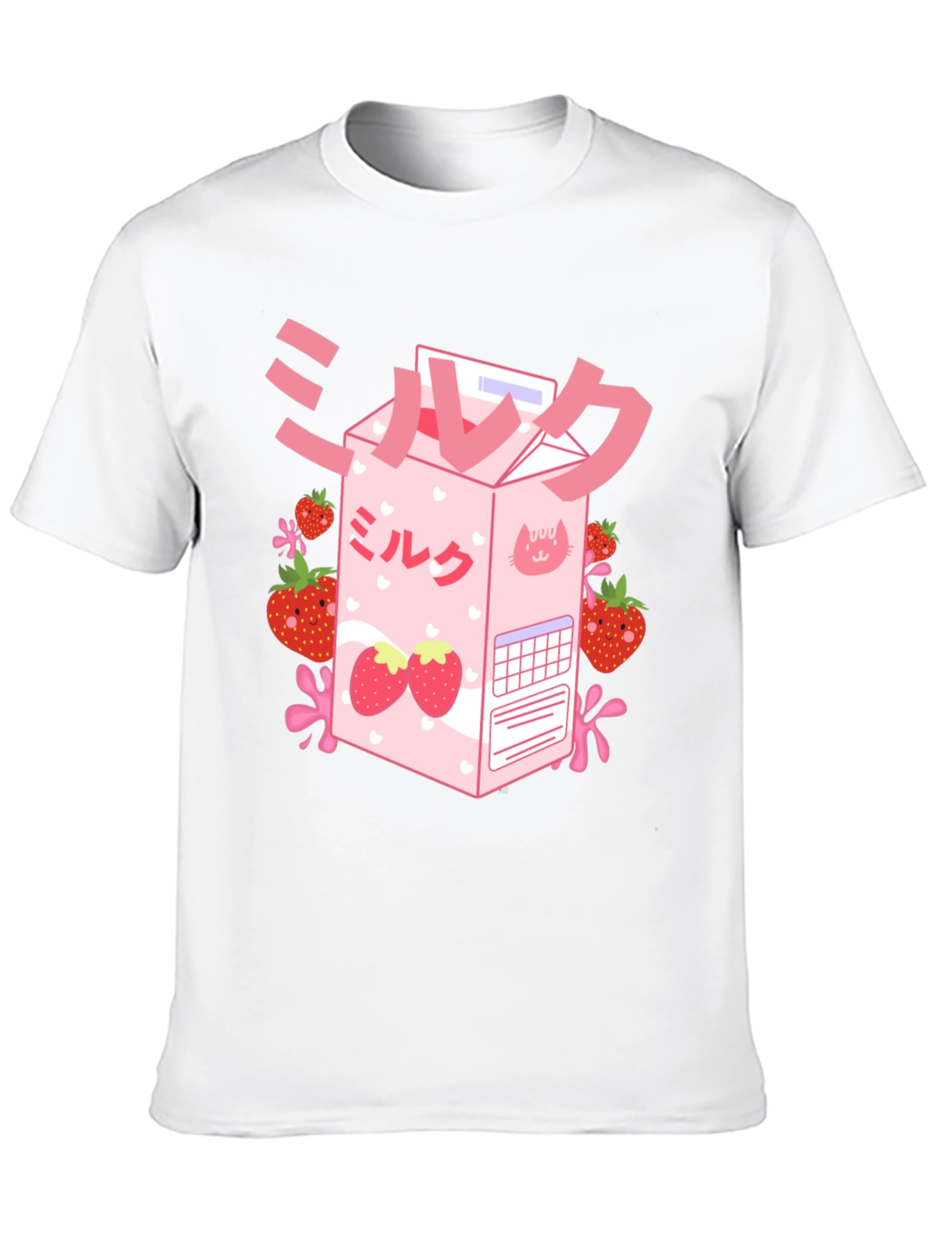 Kawaii Strawberry Milk T-Shirt