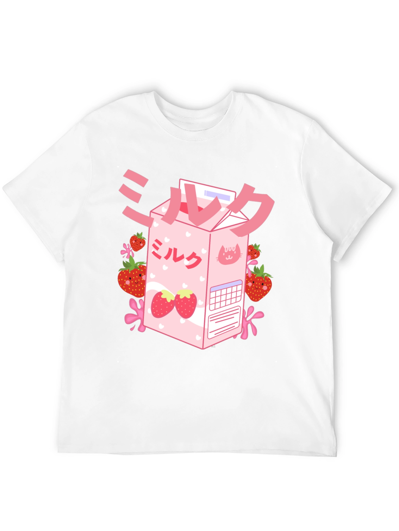 Kawaii Strawberry Milk T-Shirt