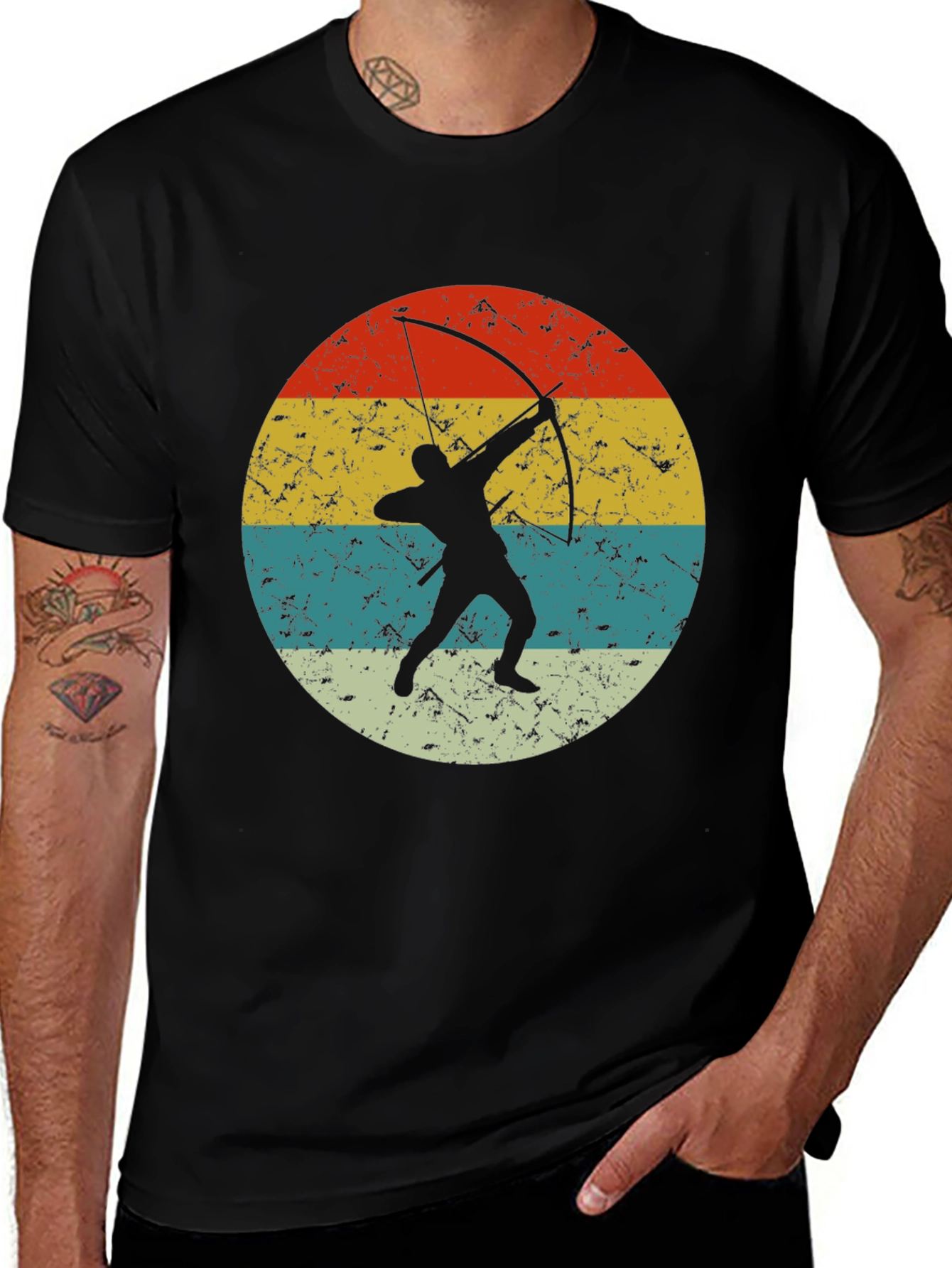 Archery Retro Sunset T-Shirt
