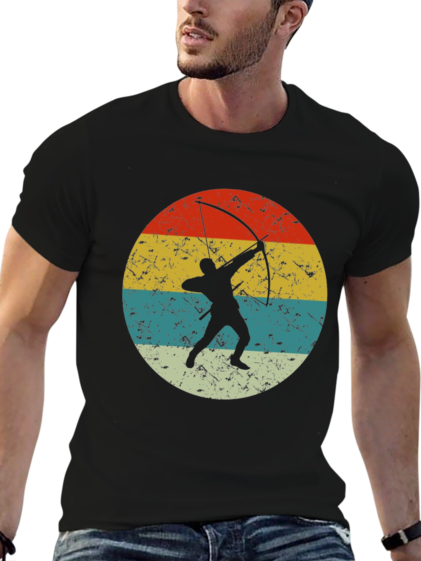 Archery Retro Sunset T-Shirt
