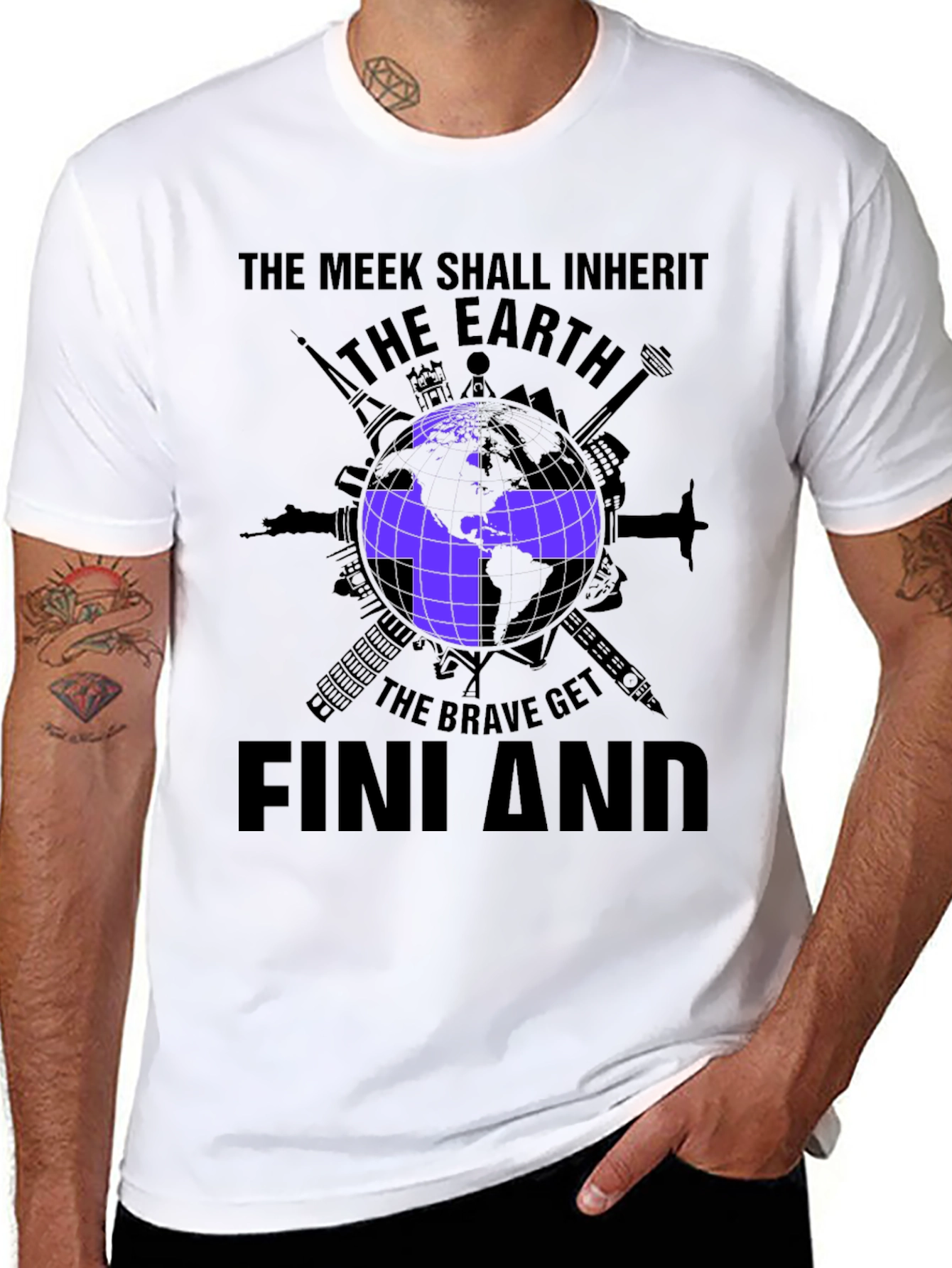 The Meek Shall Inherit Finland T-Shirt