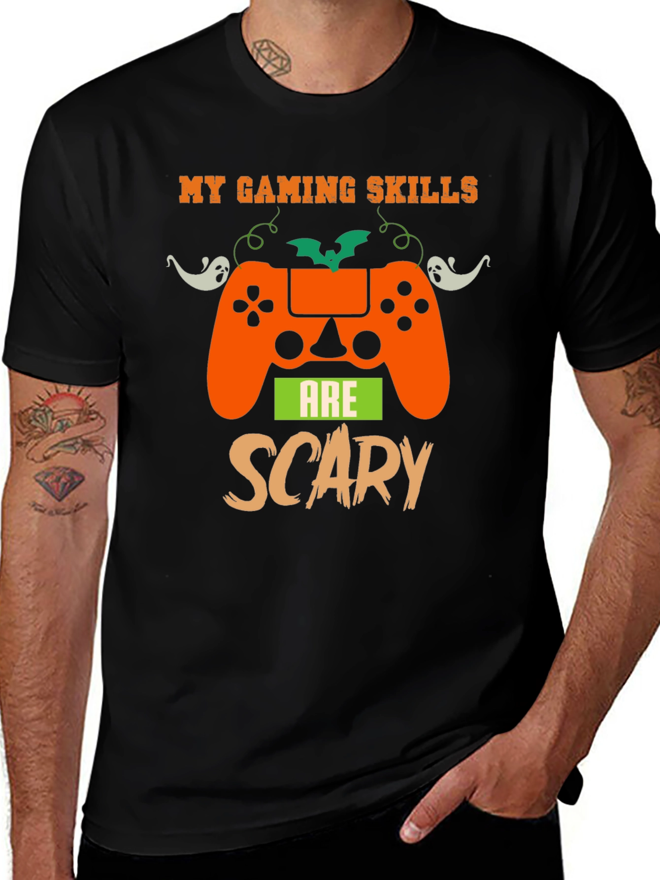 Gaming Skills Are Scary Halloween T-Shirt